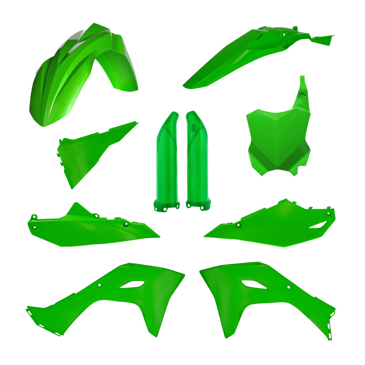 Acerbis Plastic Kit Kawasaki KX 250 2025-2026, KX 450 2024-2026, KX 450X 2024-2026 Green