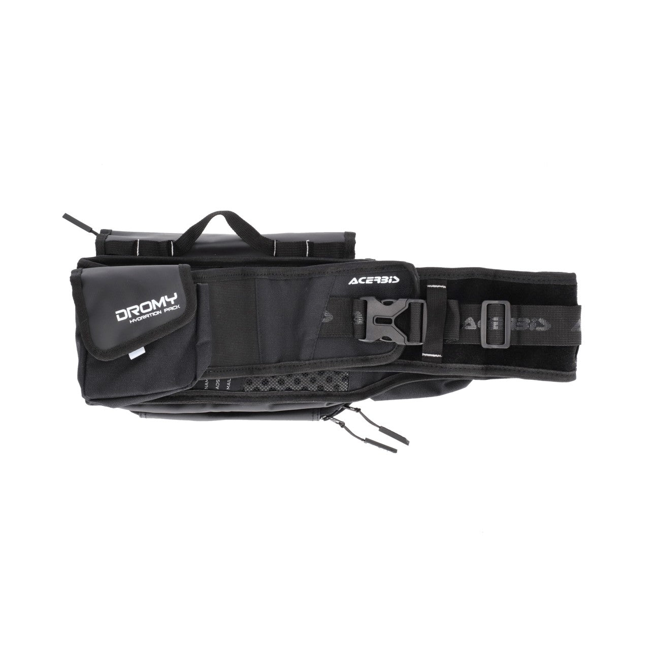 Acerbis Dromy Logo Drink Waist Hydration Pack Black/White