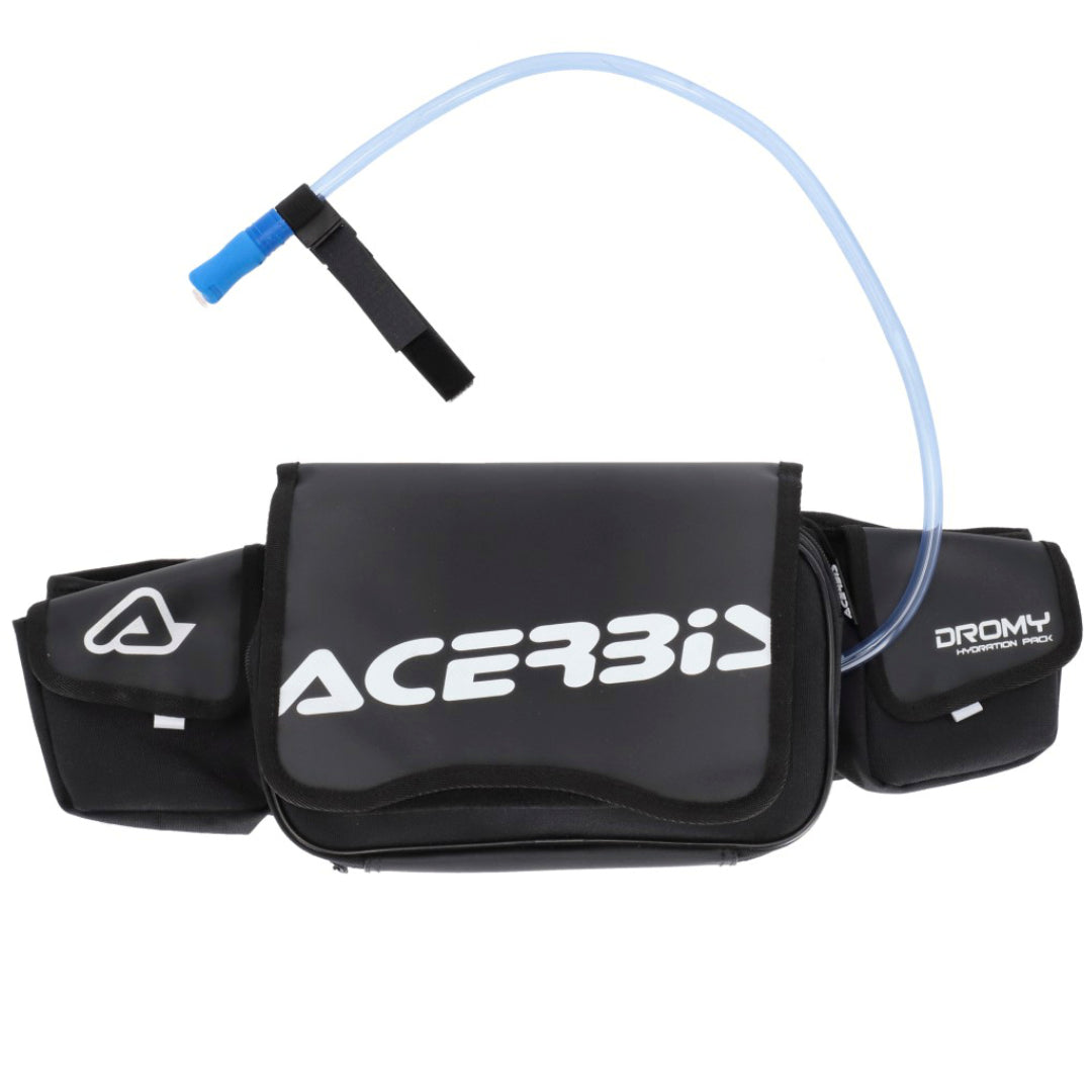 Acerbis Dromy Logo Drink Waist Hydration Pack Black/White