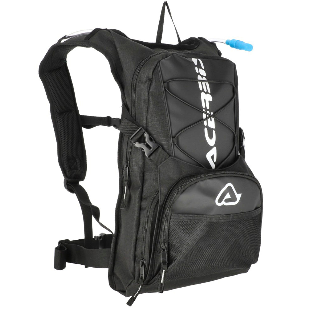 Acerbis H20 Logo Hydration Drink Backpack 10l - With 2 Litre Bladder Black/White
