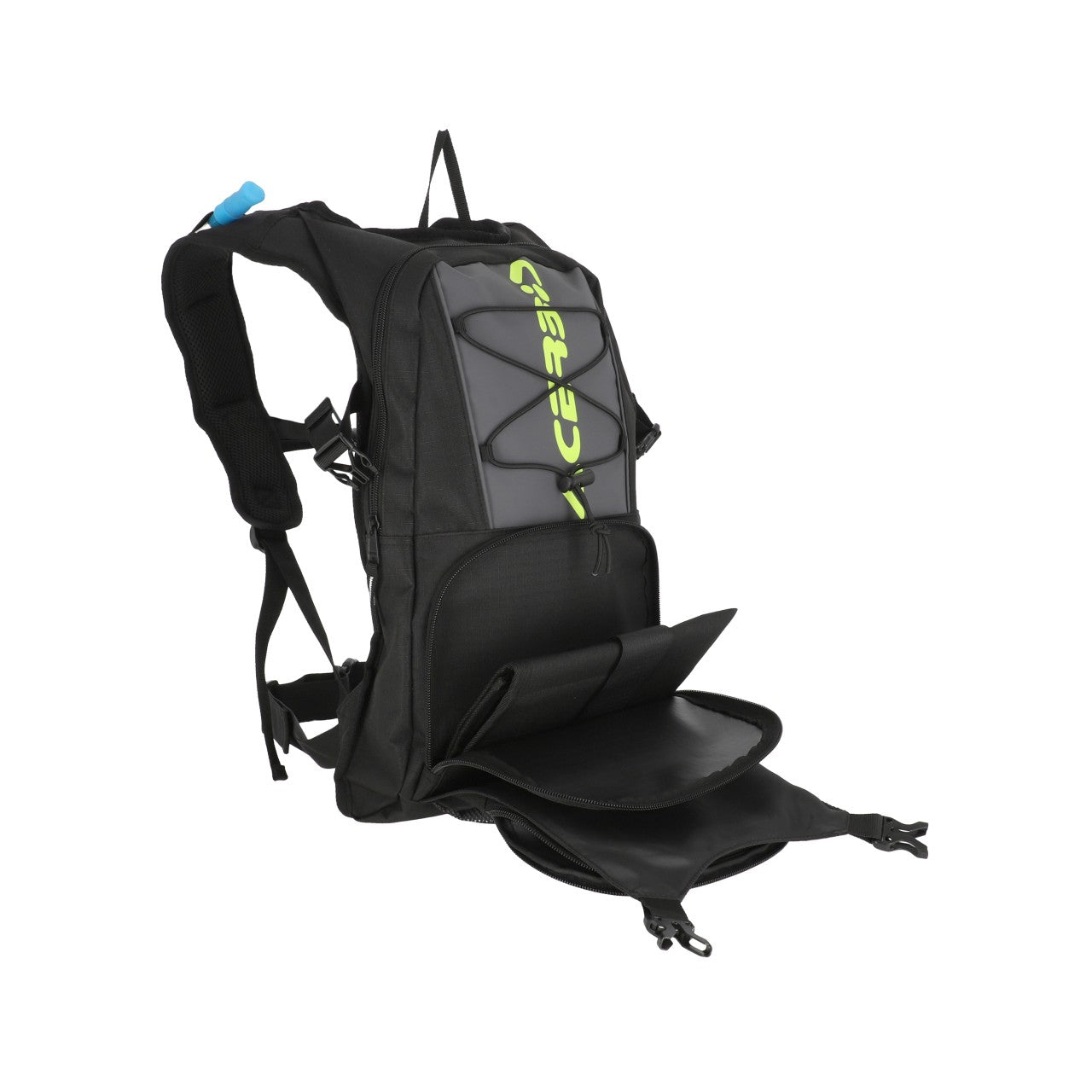 Acerbis H20 Logo Hydration Drink Backpack 10l - With 2 Litre Bladder Black/Grey