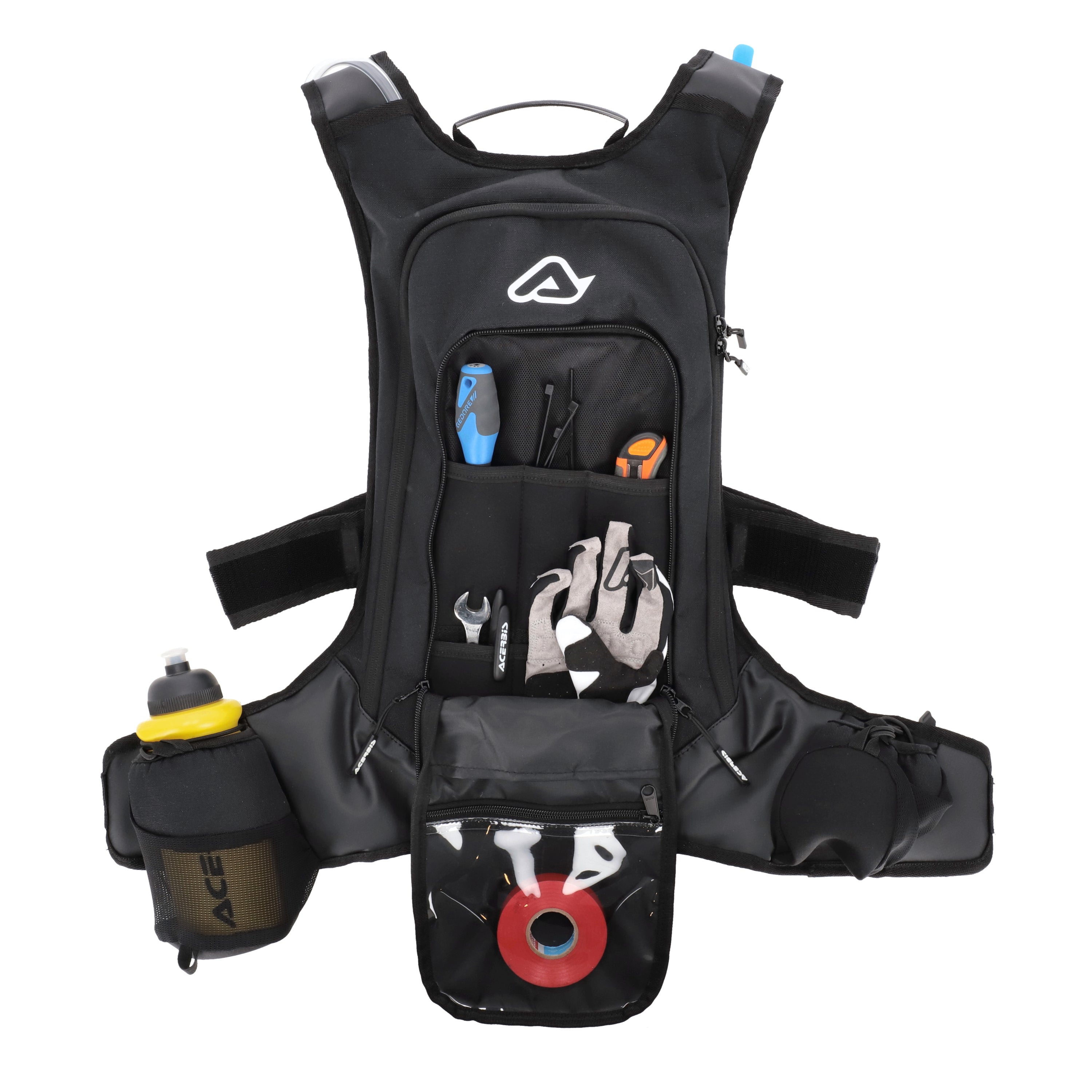 Acerbis X-Storm Hydration Drink Backpack - With 3 Litre Bladder Black/White