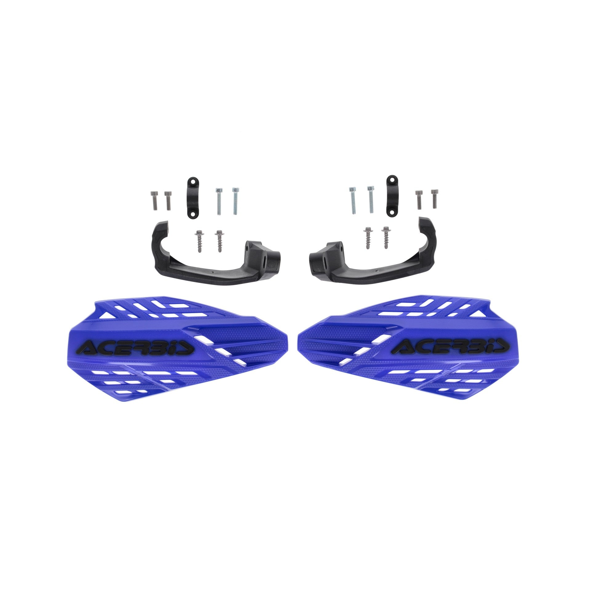 Acerbis Linear Vented MX Handguards Blue/Black