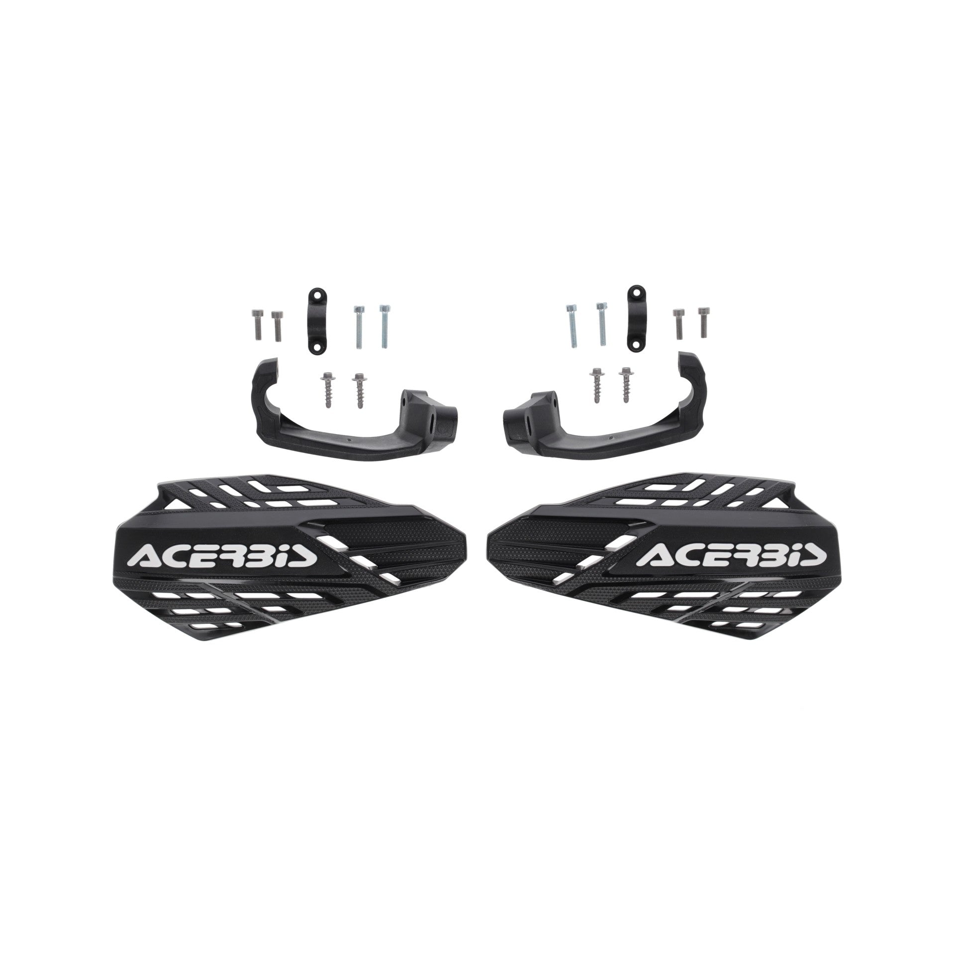 Acerbis Linear Vented MX Handguards Black/White