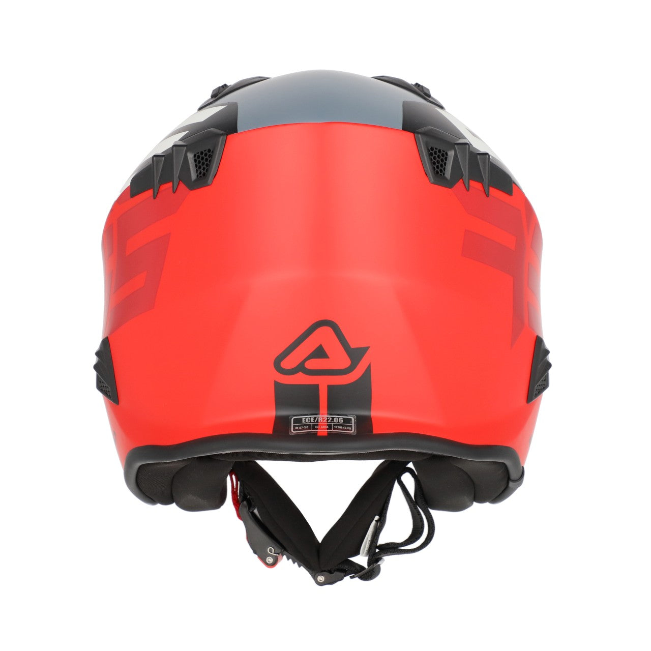 Acerbis Jet Aria Graphic Trials Helmet Grey/Red