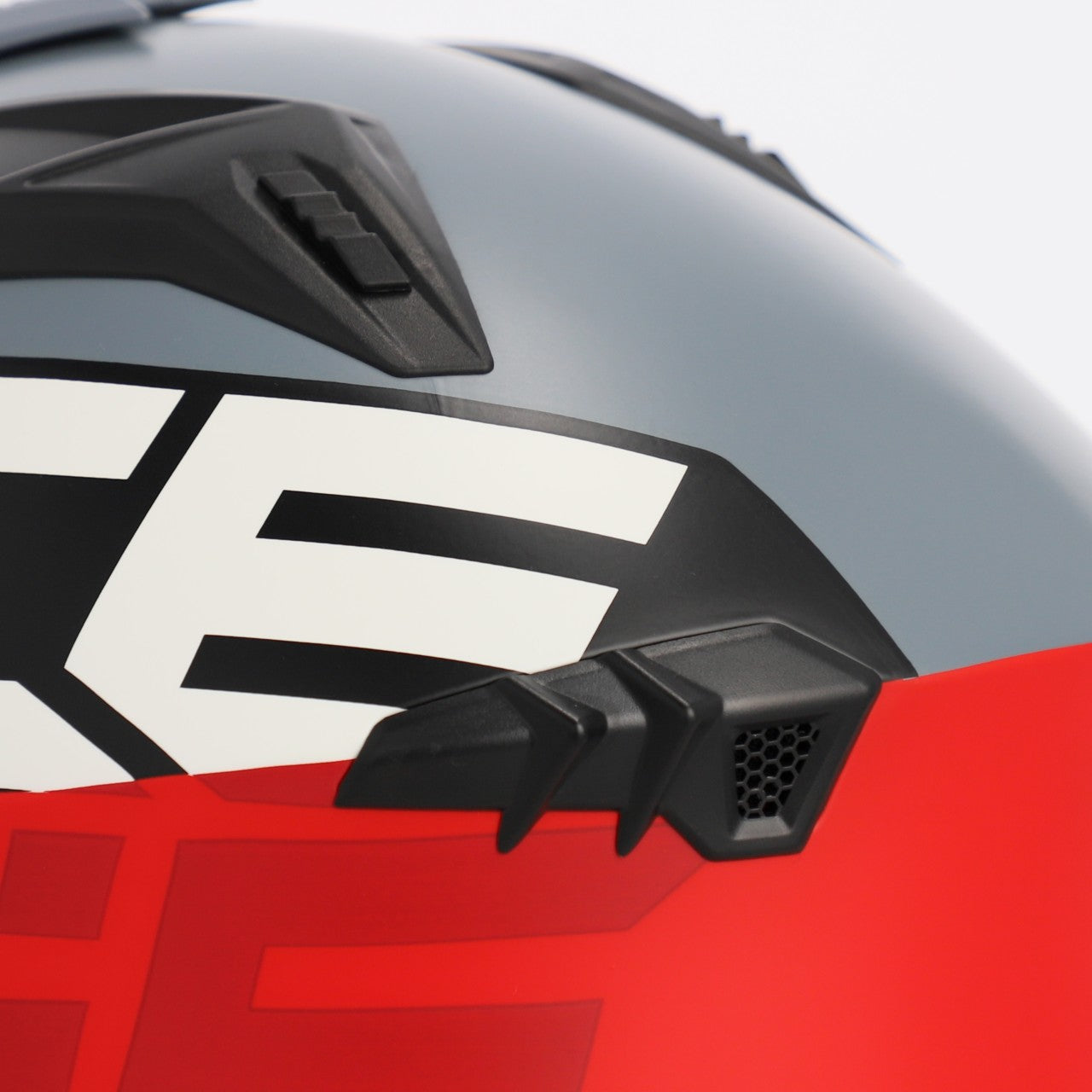 Acerbis Jet Aria Graphic Trials Helmet Grey/Red