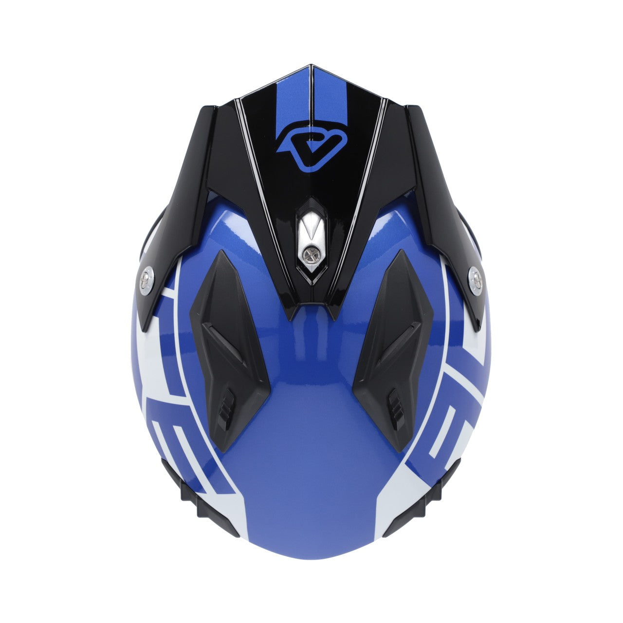Acerbis Jet Aria Graphic Trials Helmet Black/Blue