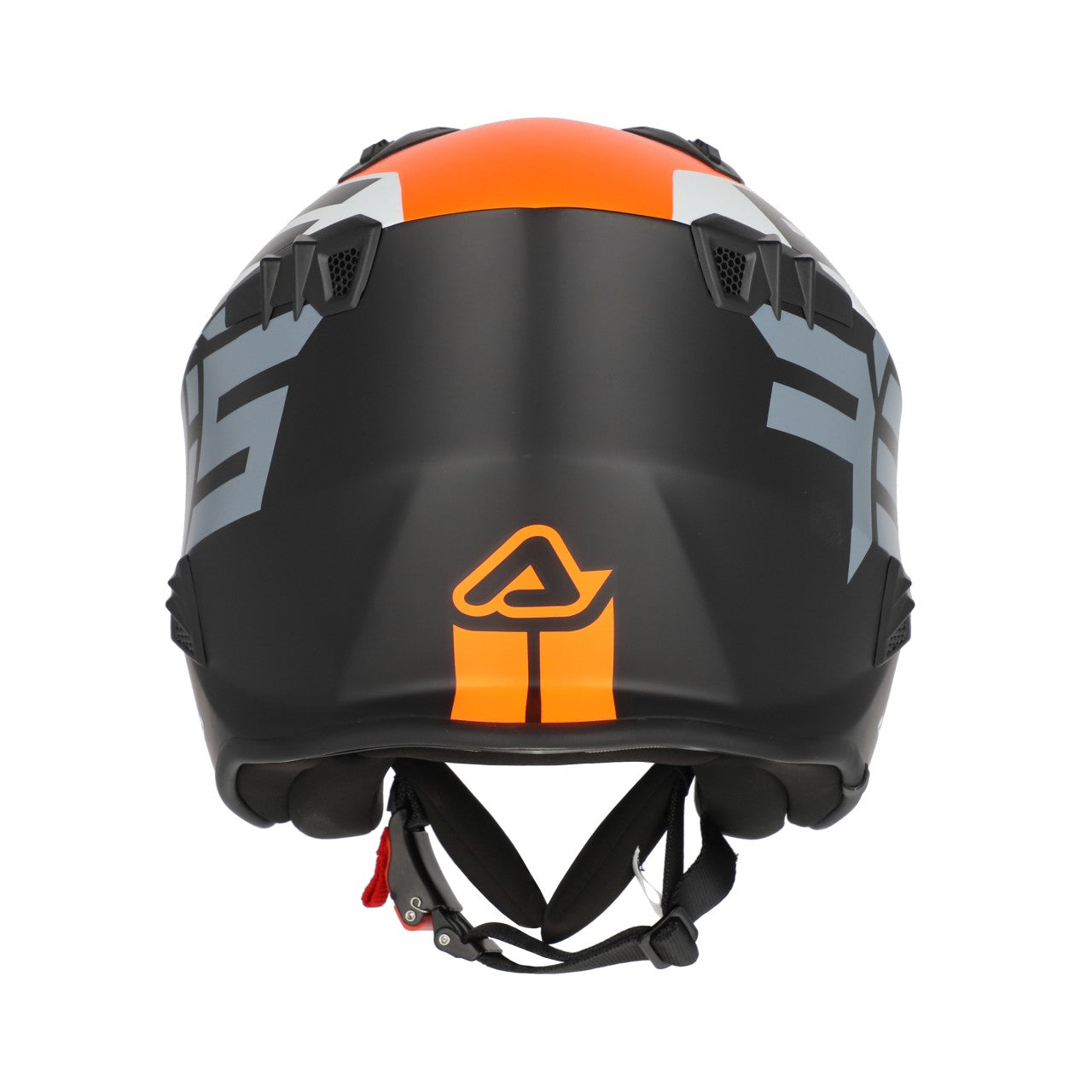 Acerbis Jet Aria Graphic Trials Helmet Orange Fluo/Black