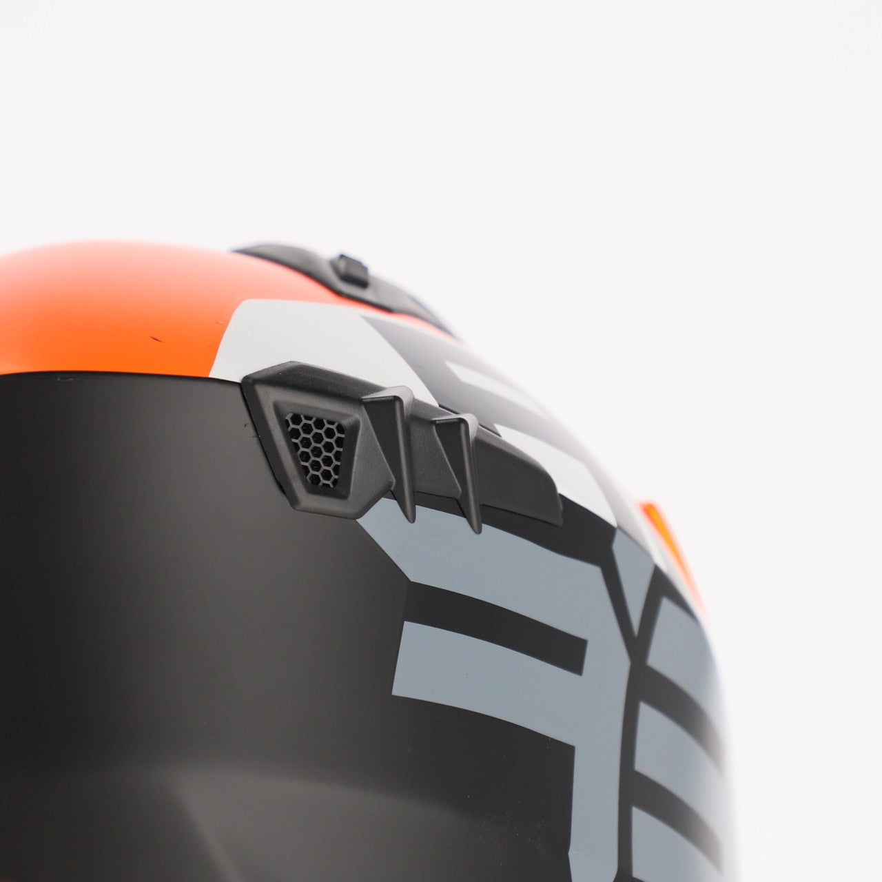 Acerbis Jet Aria Graphic Trials Helmet Orange Fluo/Black