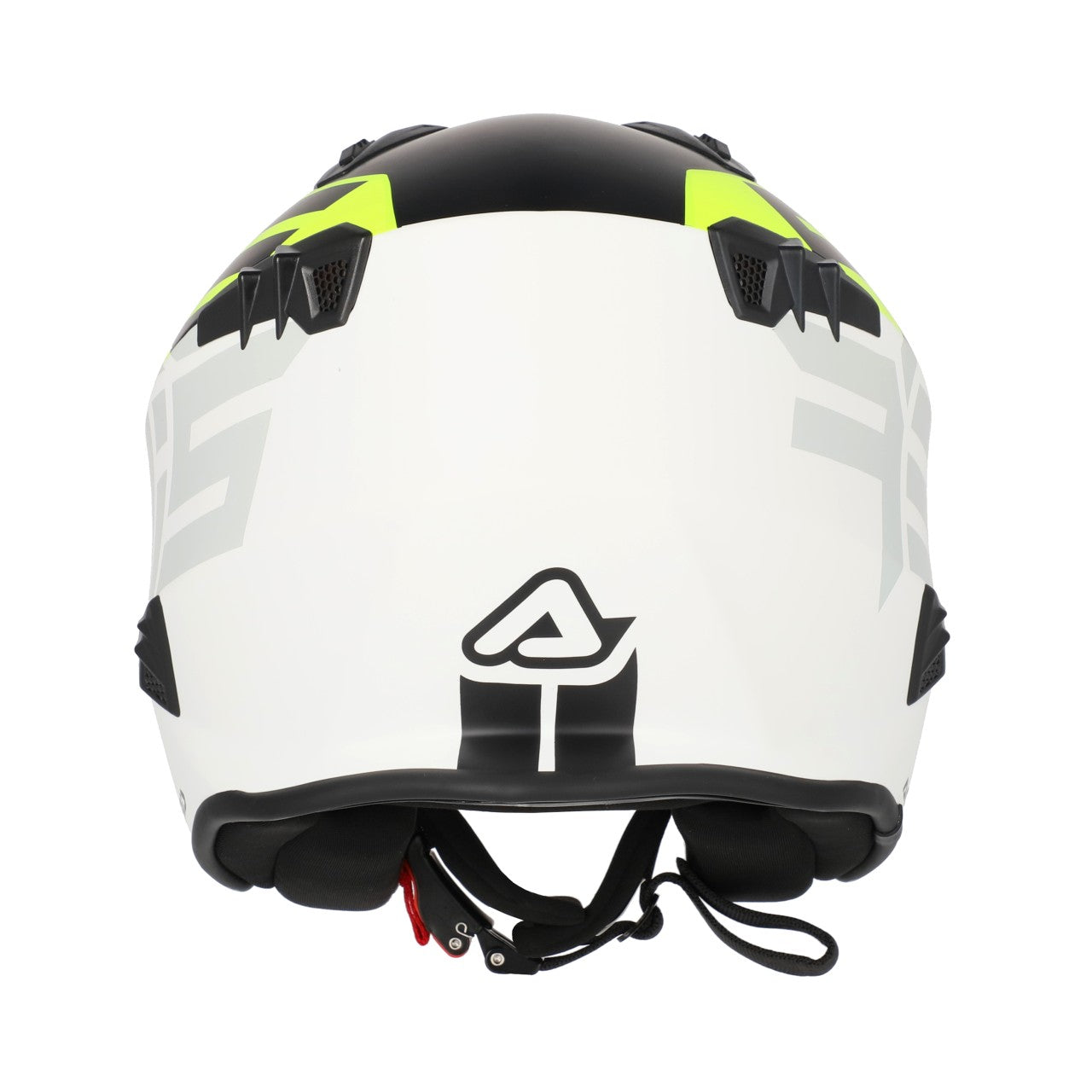 Acerbis Jet Aria Graphic Trials Helmet Black/Fluo Yellow