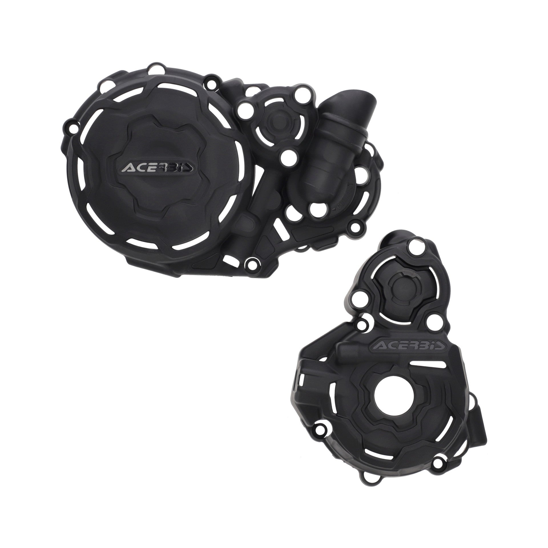 Acerbis X-Power Engine Cover Set Suzuki DR-Z4SM 2025, DR-Z4S 2025-2026 Black