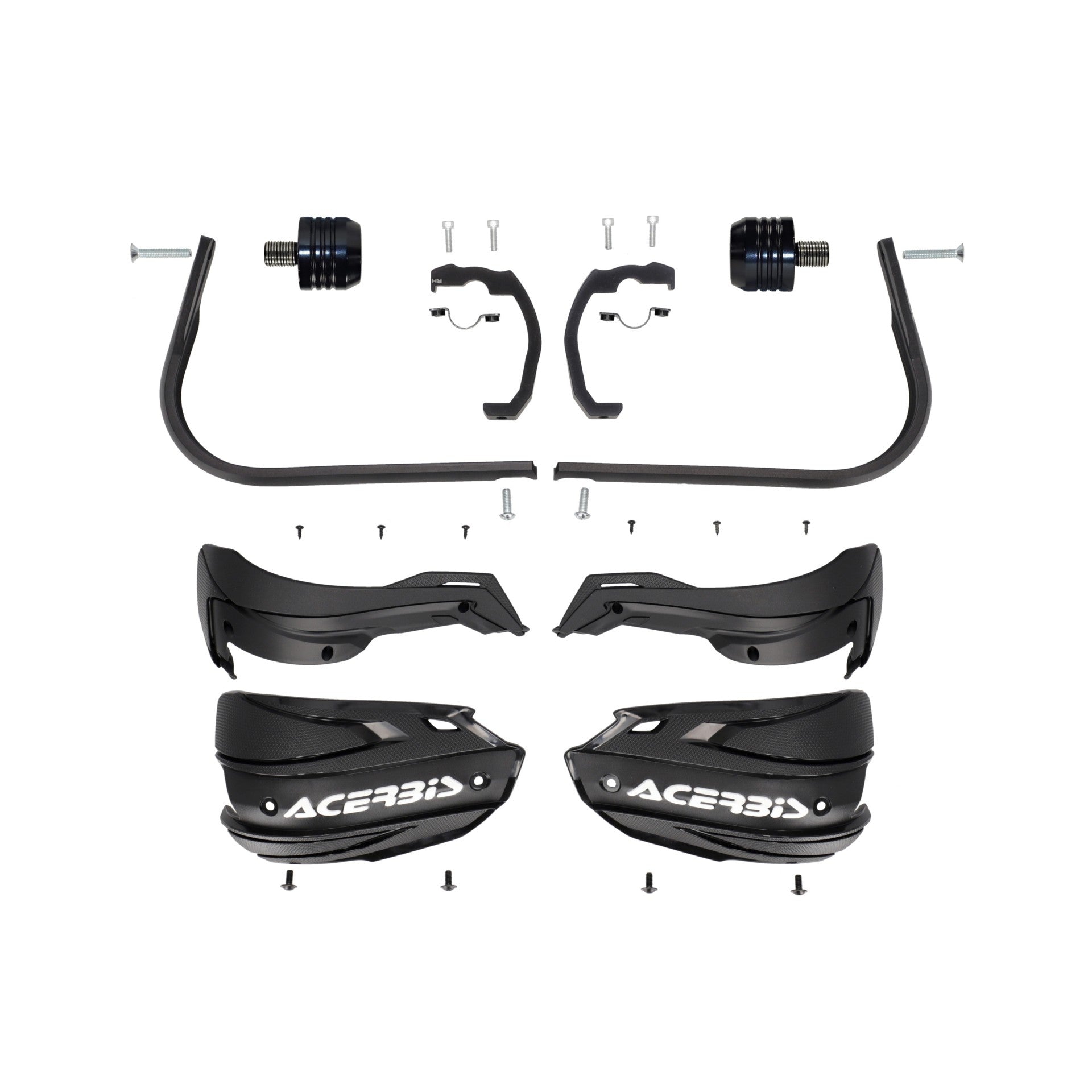 Acerbis ADV Type O Handguards Suzuki DR-Z4S 2025-2026 Black/White