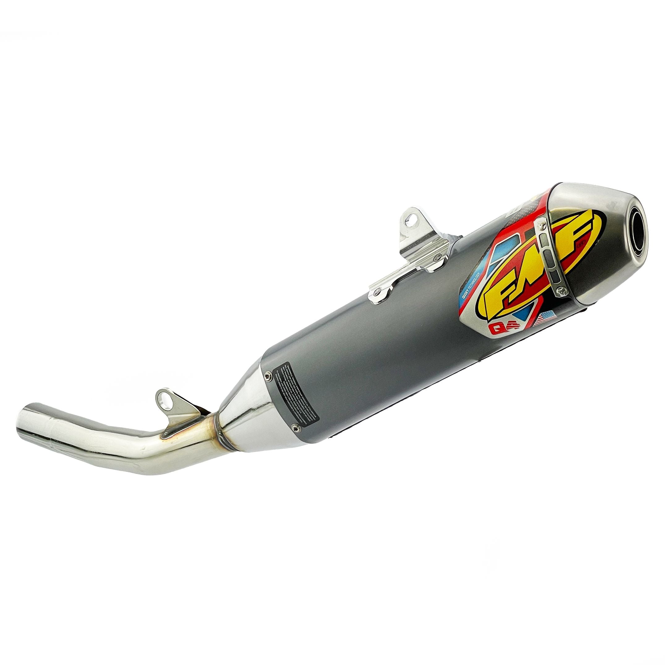 FMF Q4 Hex Exhaust Silencer Yamaha YZF 250 2019-2026, YZ250FX 20-26, WR250F 23-25