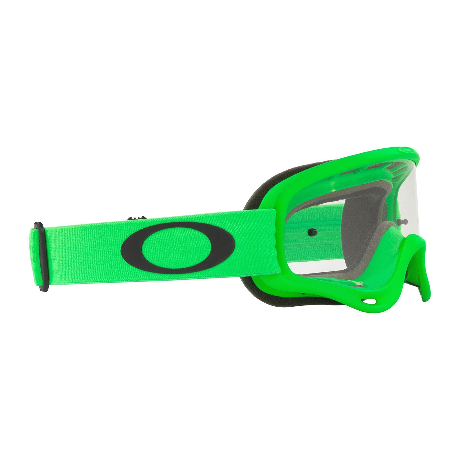 Oakley O Frame MX Goggle Moto Green - Clear Lens