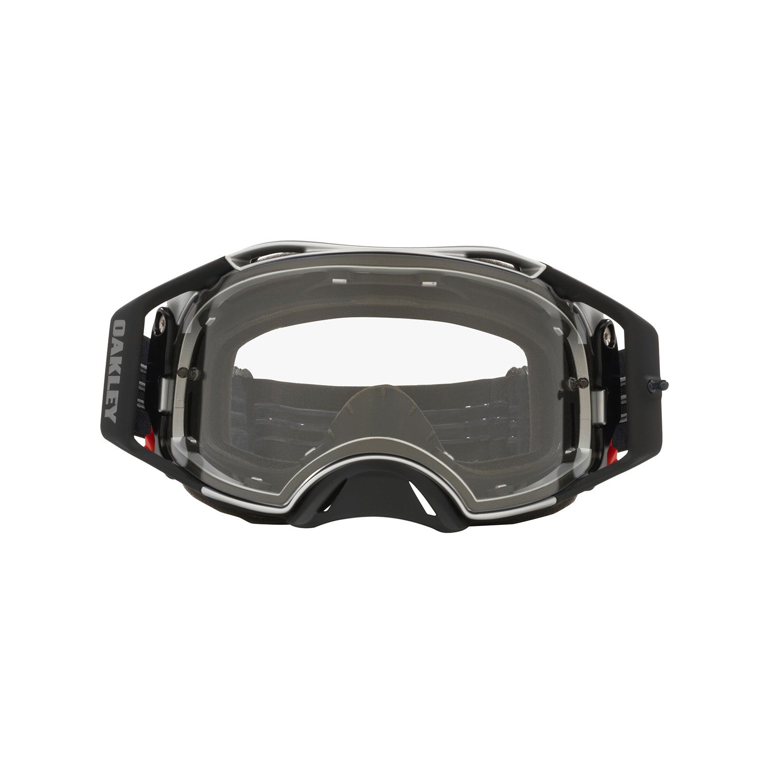 Oakley Airbrake MX Goggle Tuff Blocks Gunmetal - Clear Lens