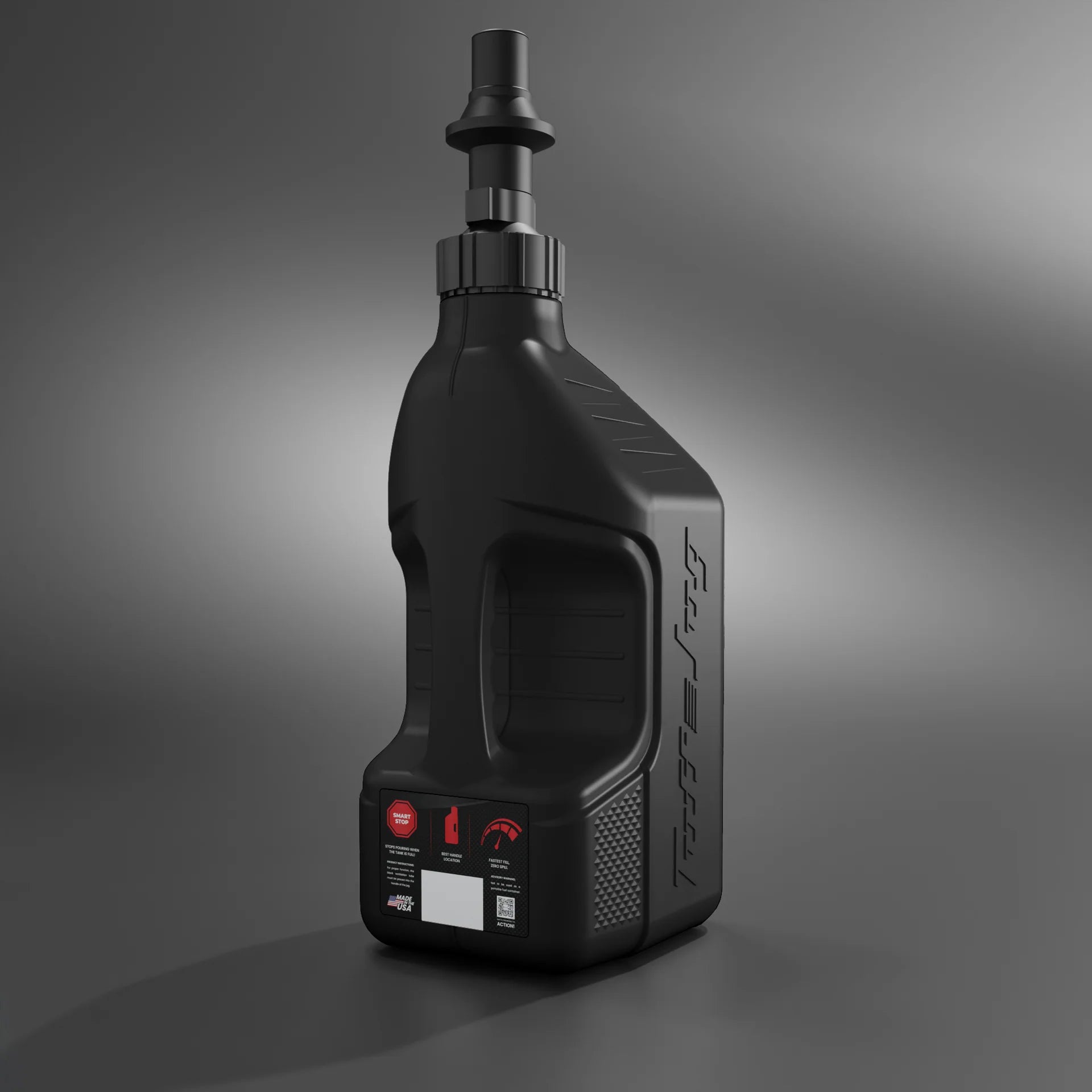 Tuff Jug 10 Litre With Ripper Cap Black