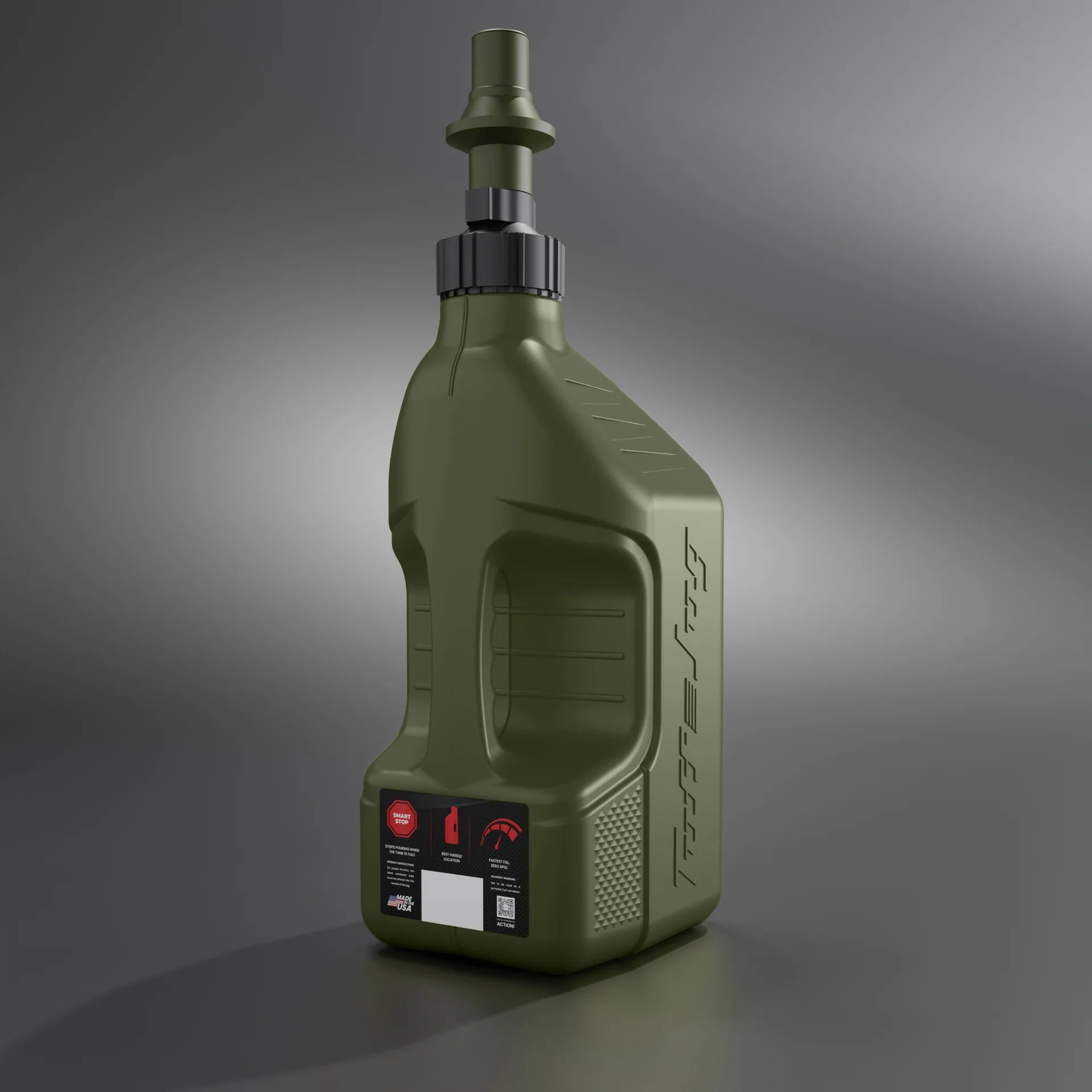 Tuff Jug 10 Litre With Ripper Cap Forest Green