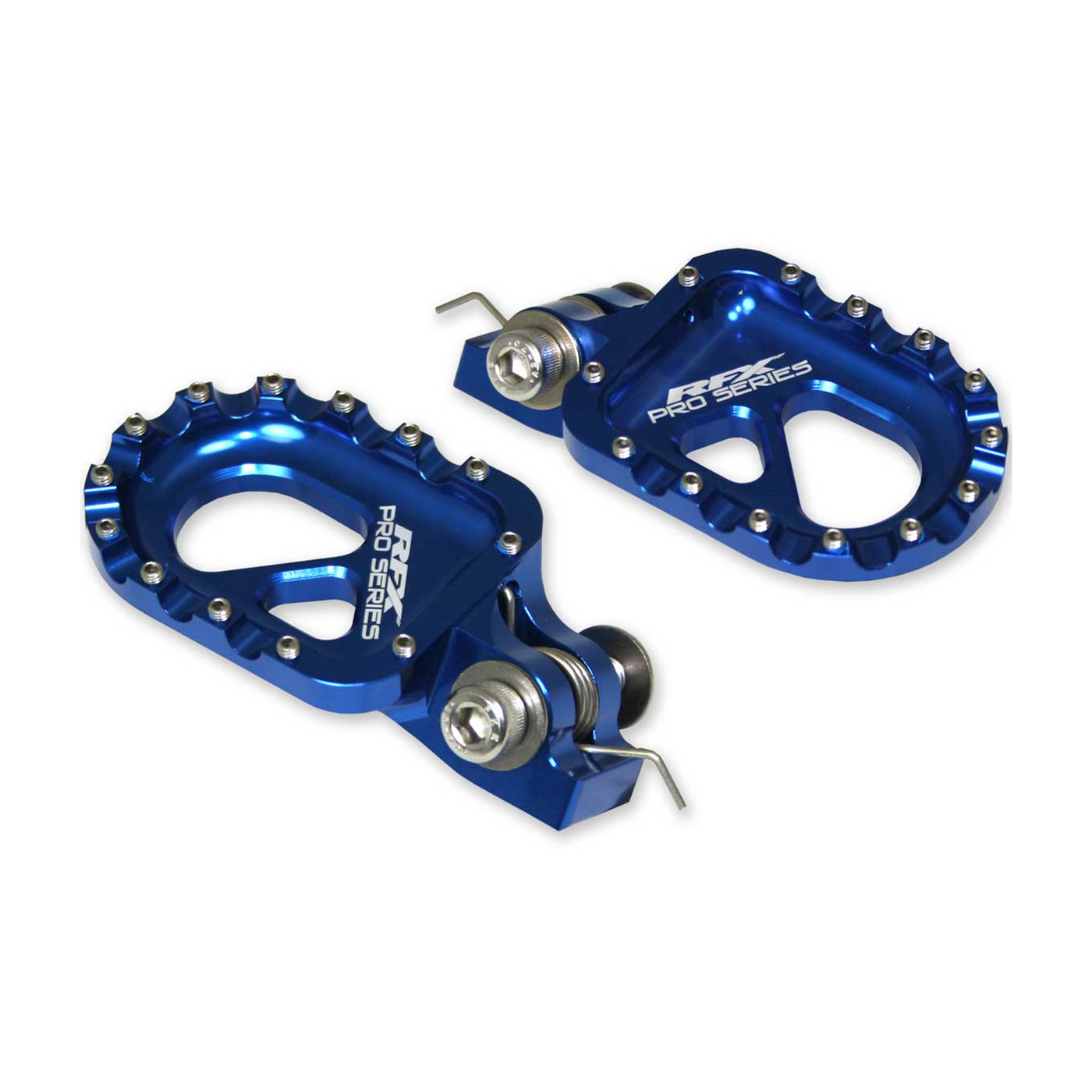 RFX Pro CNC Aluminium Trials Footrest Universal Gas Gas/Beta/Sherco/Montesa Blue