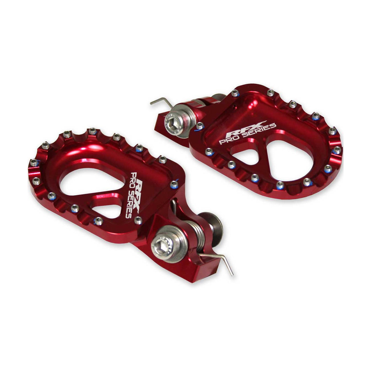 RFX Pro CNC Aluminium Trials Footrest Universal Gas Gas/Beta/Sherco/Montesa Red