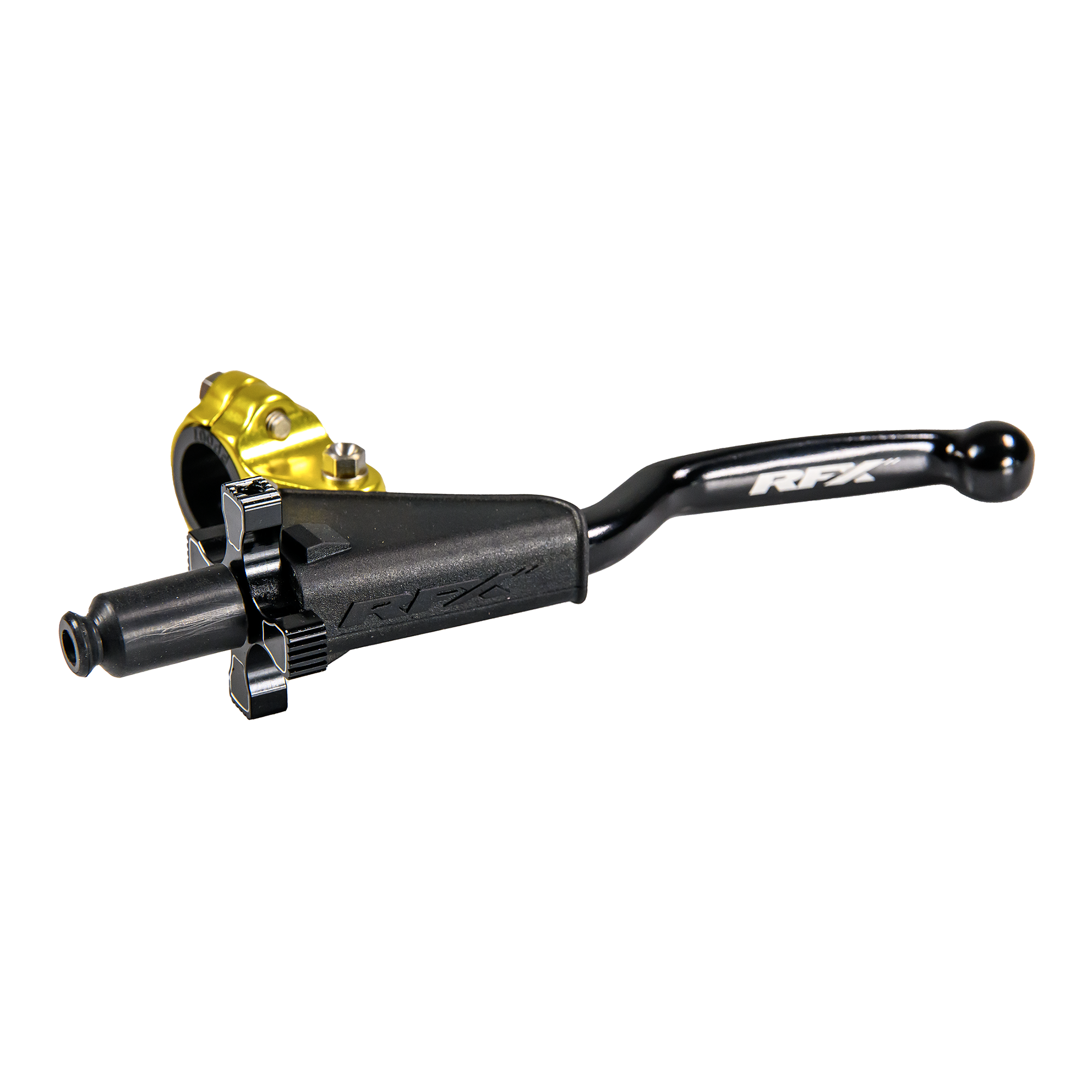 RFX Pro Clutch Lever Assembly Forged Universal EZ Adjust Yellow