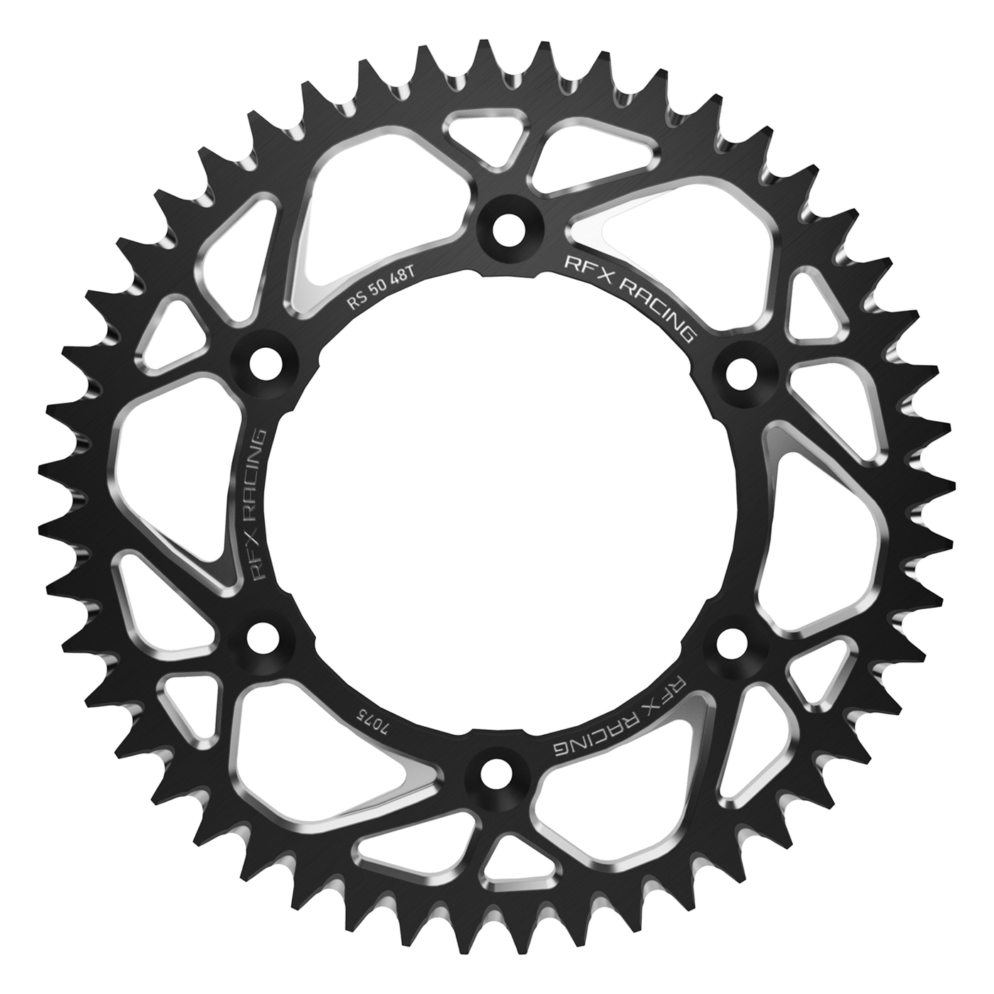RFX Pro Series Elite 2.0 Rear Sprocket Honda CR 80/85 86-07, CRF150R 07-26 Black