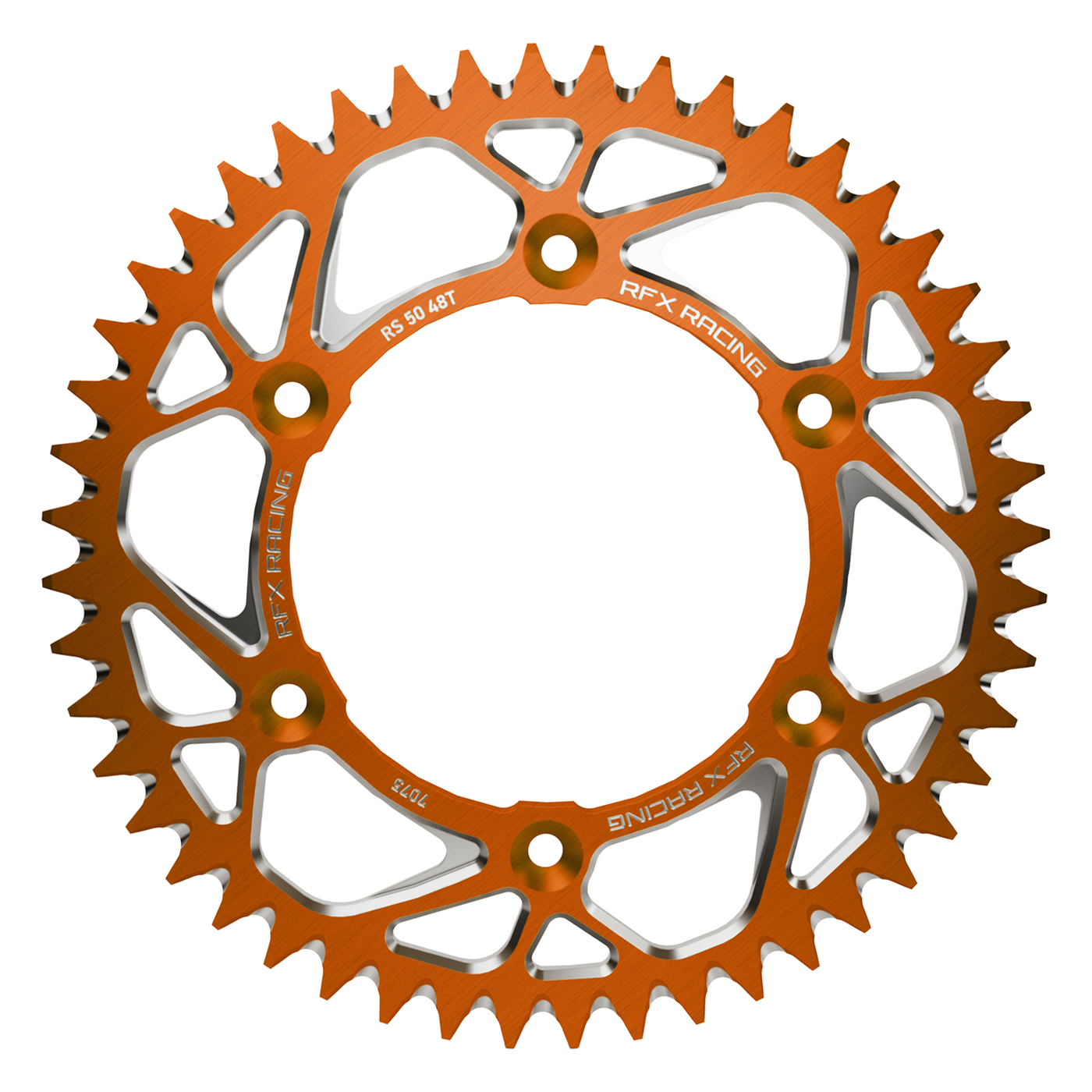 RFX Pro Series Elite 2.0 Rear Sprocket KTM SX/SXF EXC/EXC-F 91-26, Husky TC/FC/TE/FE 14-26 Gas Gas MC/EC/EX 21-26, Triumph TF 250/450 X/E 25-26 Orange