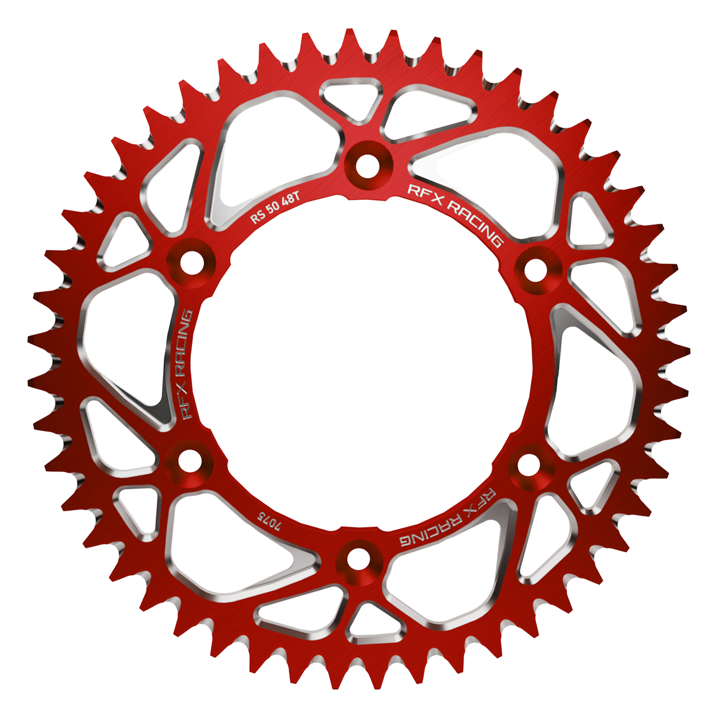 RFX Pro Series Elite 2.0 Rear Sprocket KTM SX/SXF EXC/EXC-F 91-26, Husky TC/FC/TE/FE 14-26 Gas Gas MC/EC/EX 21-26, Triumph TF 250/450 X/E 25-26 Red