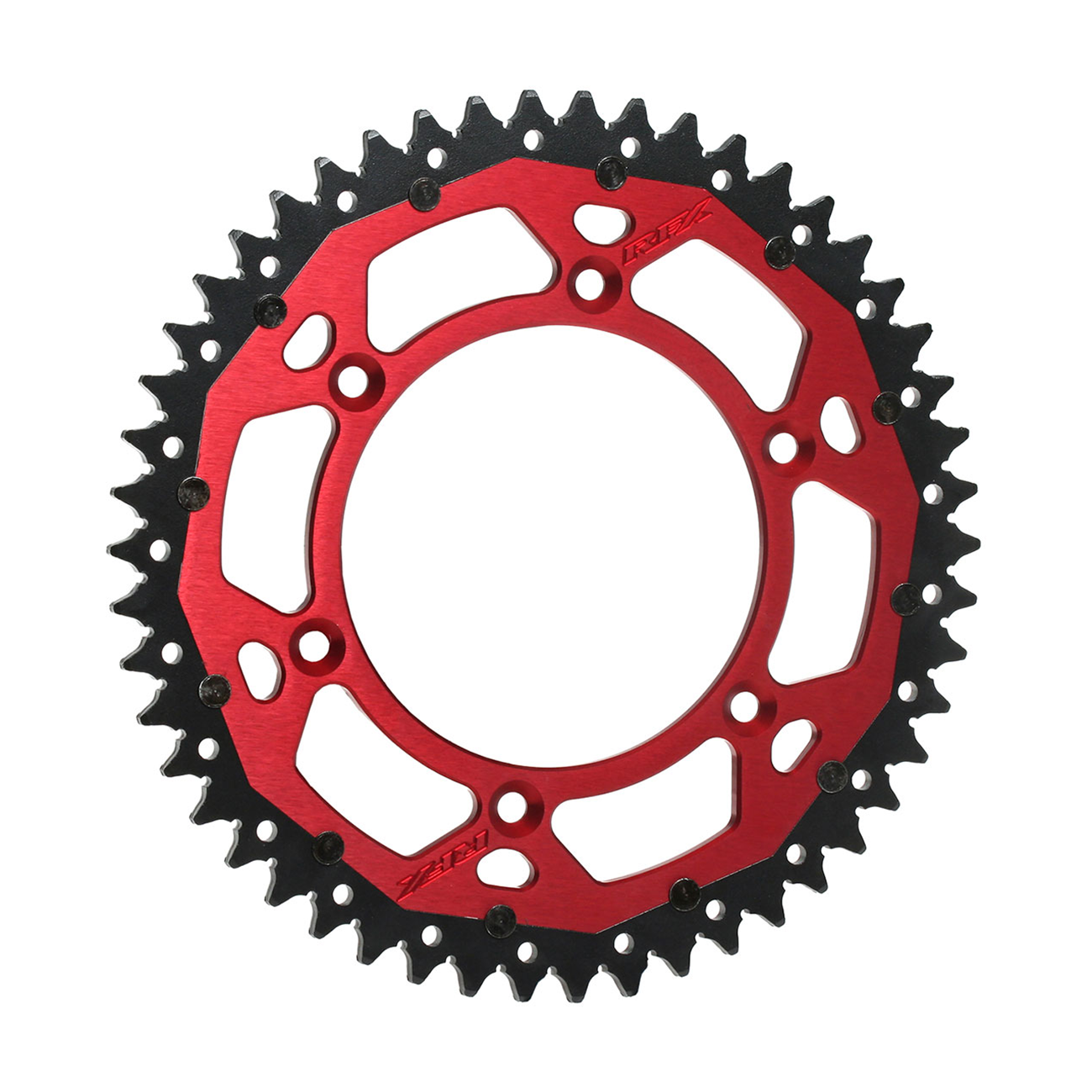 RFX Pro Series Armalite Rear Sprocket KTM SX/SXF EXC/EXC-F 91-26, Husky TC/FC/TE/FE 14-26 Gas Gas MC/EC/EX 21-26, Triumph TF 250/450 X/E 25-26 Red
