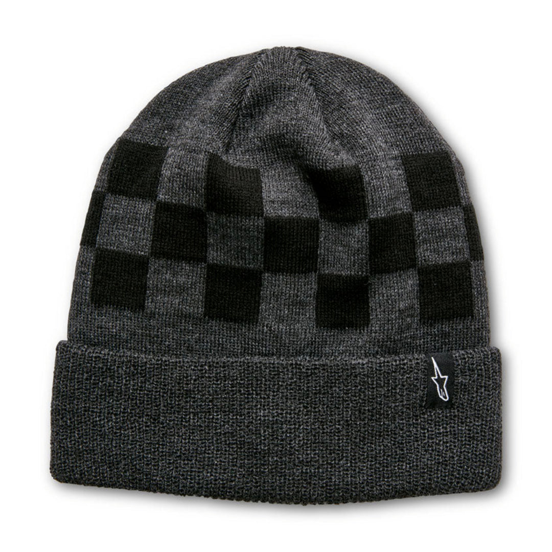 Alpinestars Checked Beanie Charcoal Heather