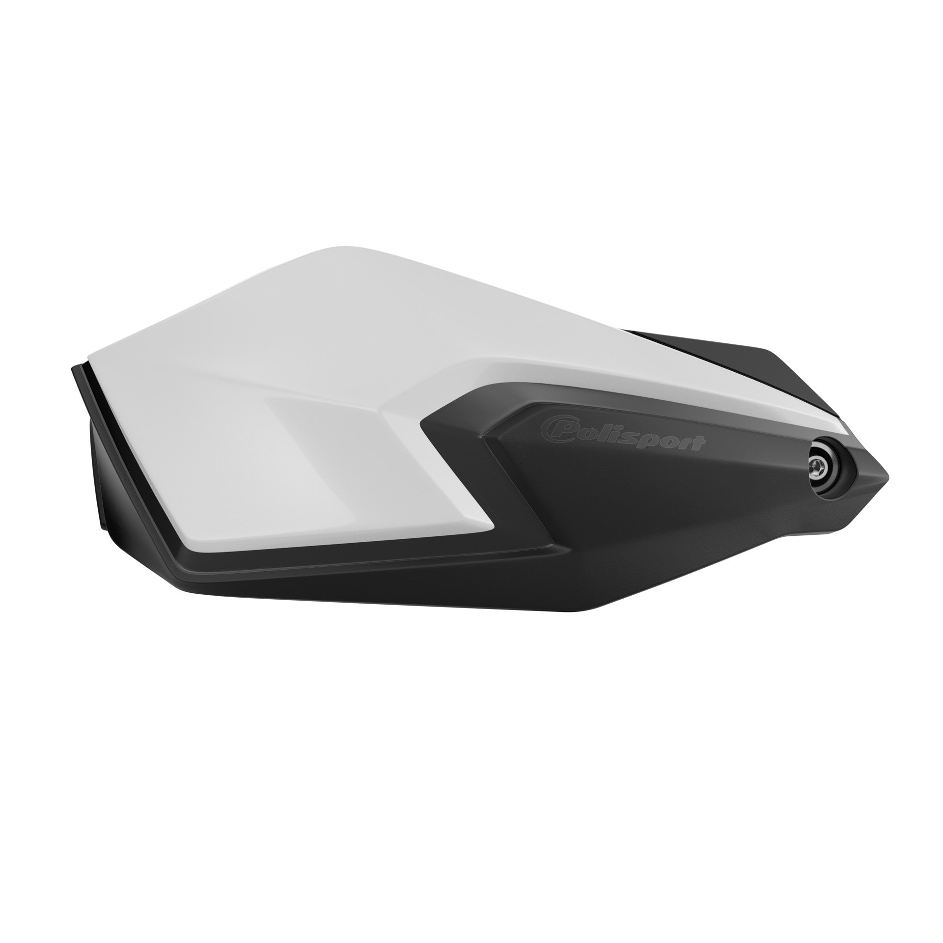 Polisport S-Dual Hand Guards with universal Fitting Kit White