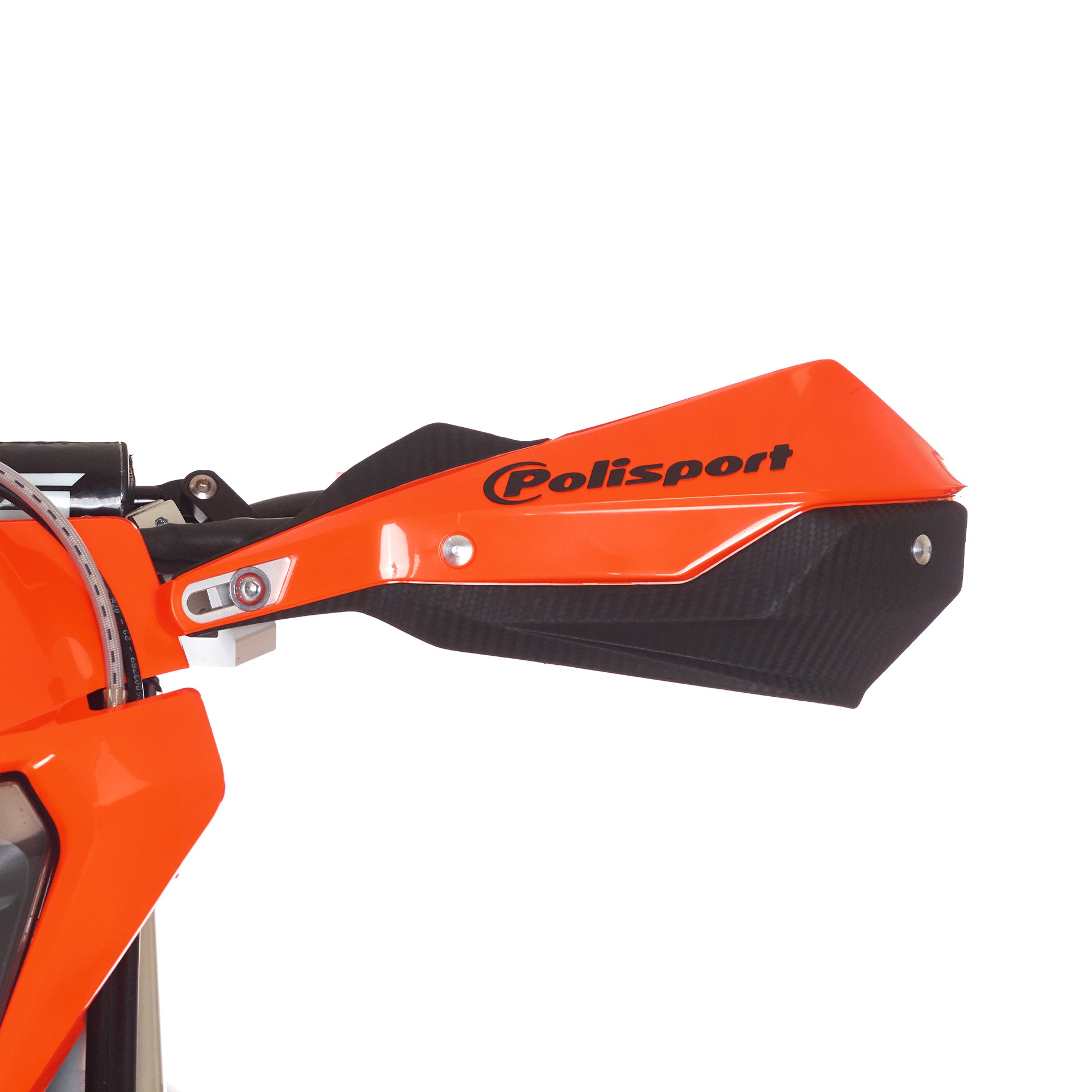 Polisport Trail Blazer Handguards With Fitting Kit Orange/Black