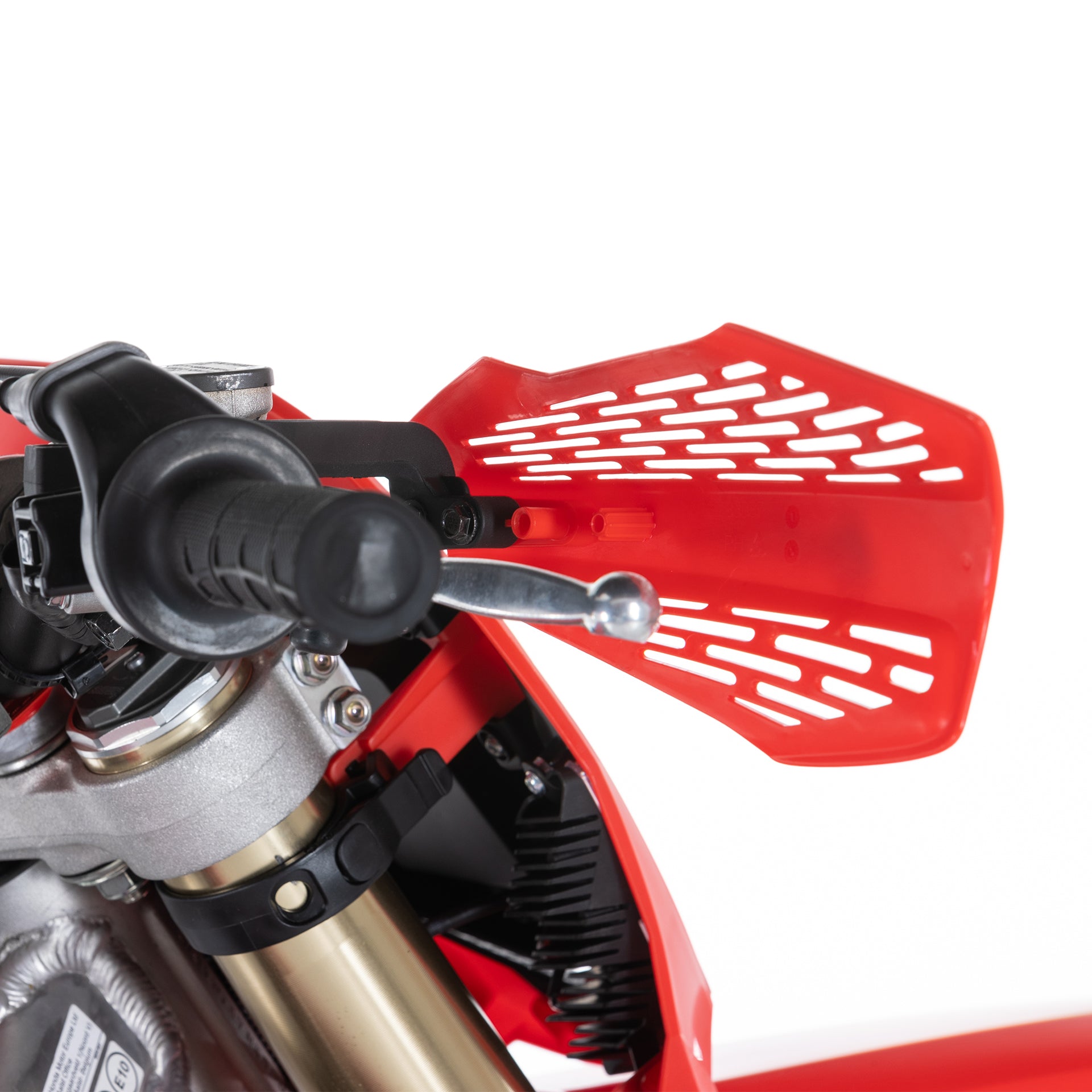 Polisport MX Force Hand Guard with universal Fitting Kit Red