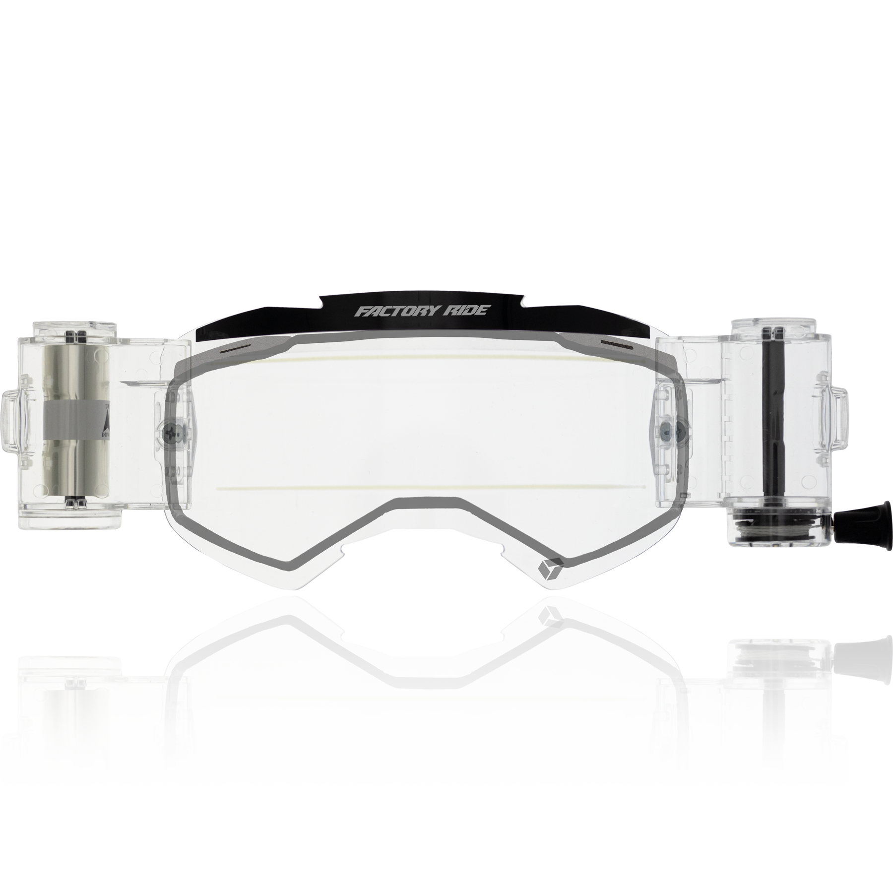 Factory Ride Dual Roll-Off Lens - Clear (Roll Off System Not Included)
