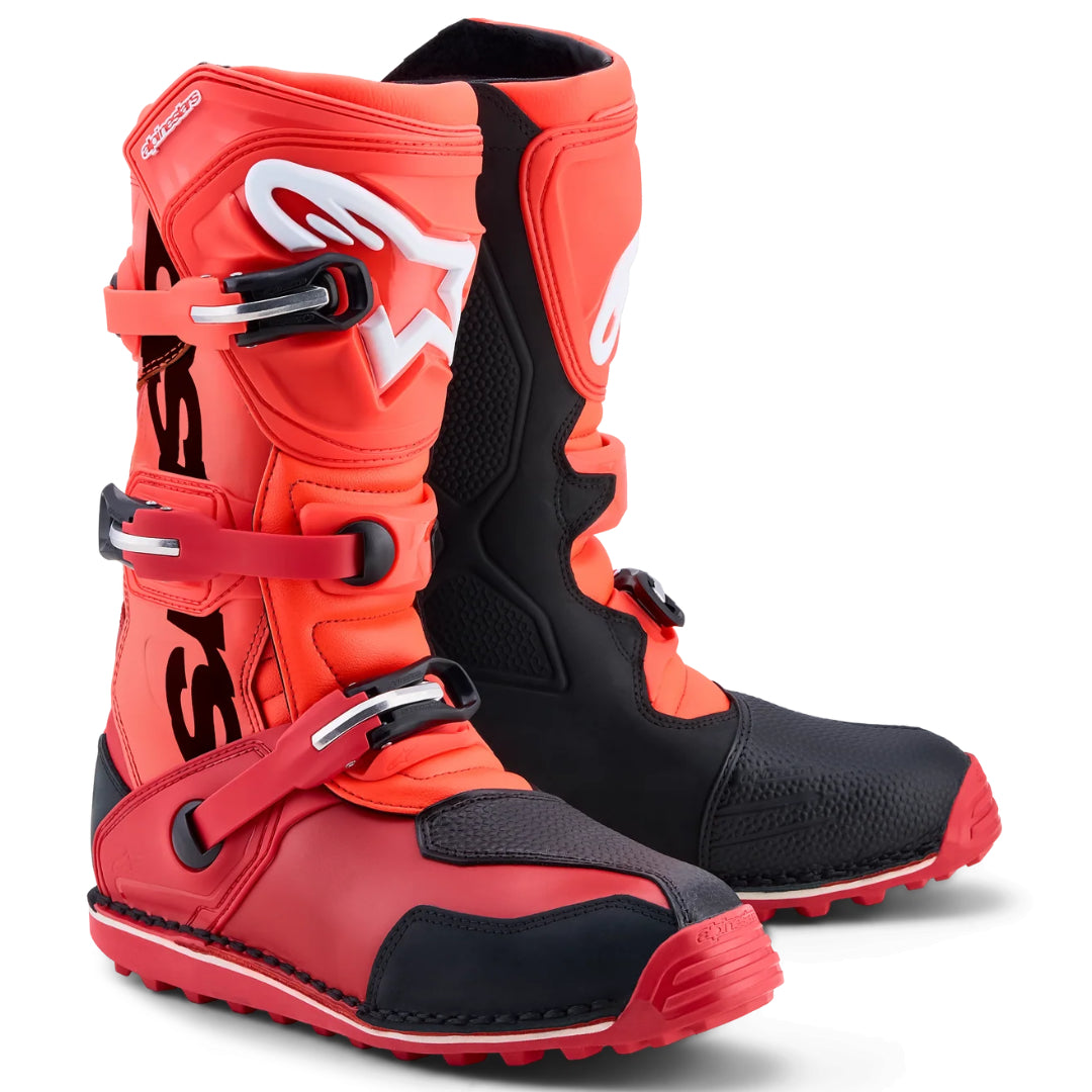 Alpinestars Tech-T Trials Boots Red Fluo/Black/Bright Red