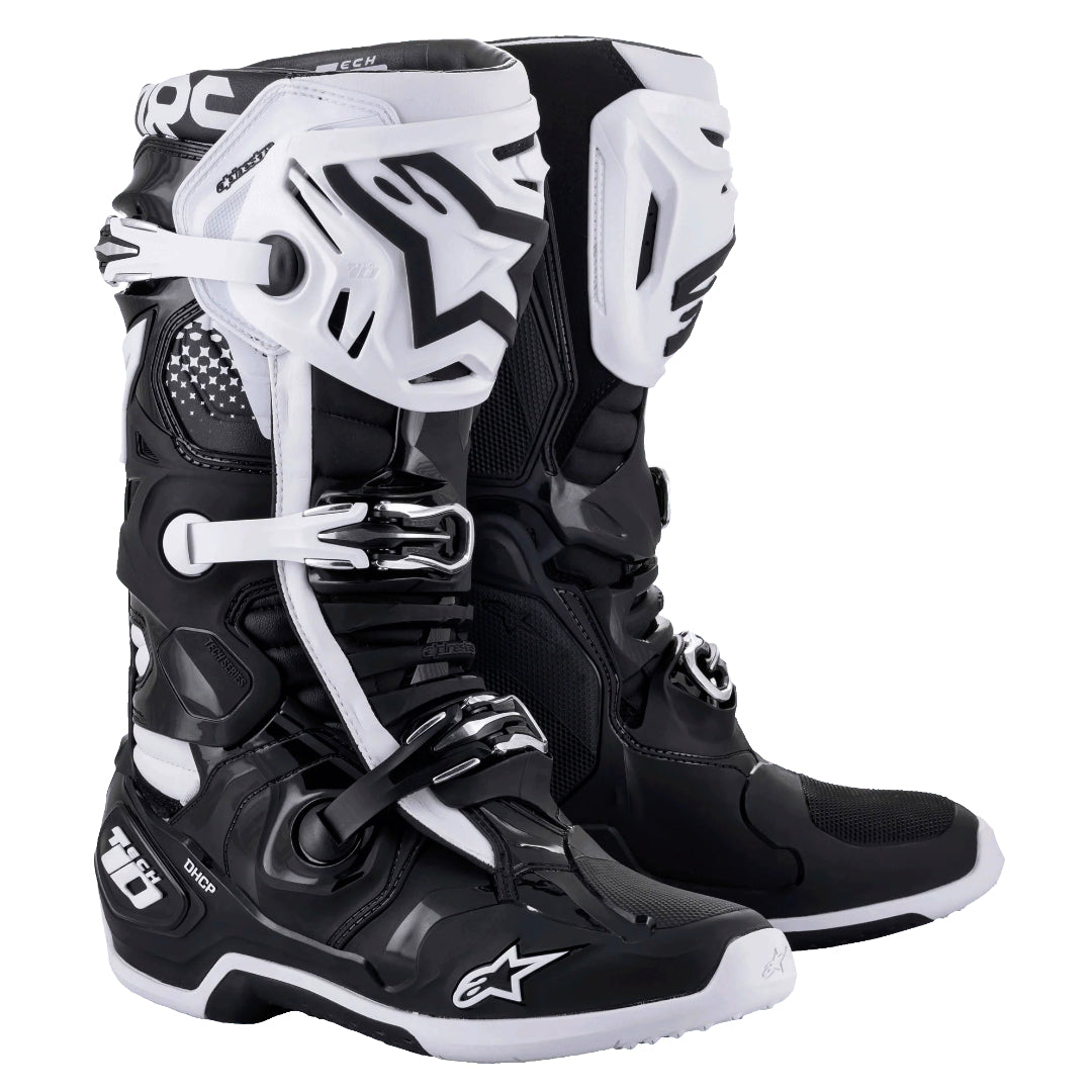 Alpinestars Tech 10 Motocross Boots Black/White