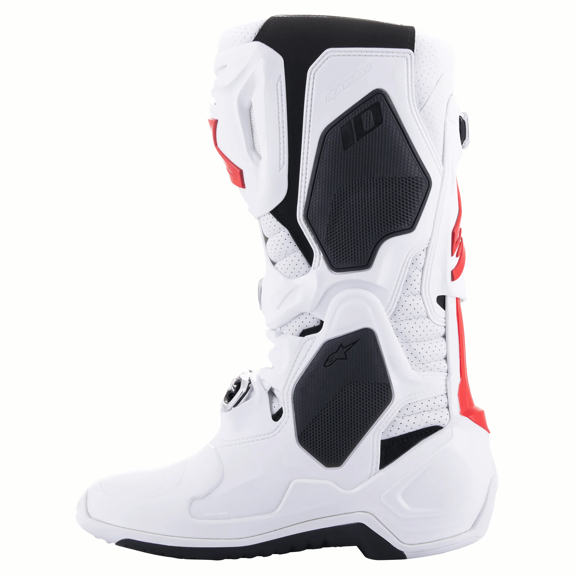 Alpinestars Tech 10 Supervented Motocross Boots White/Bright Red
