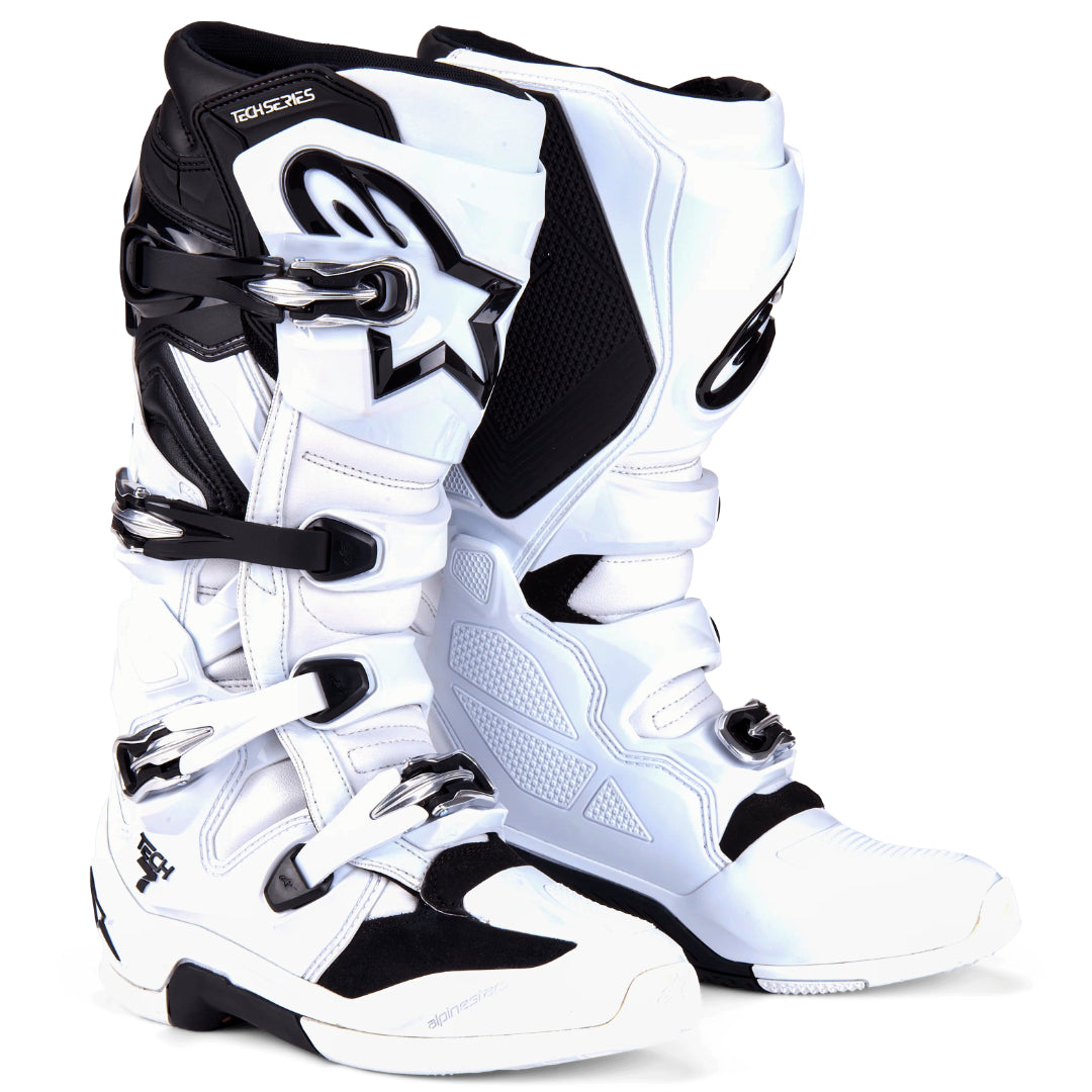 Alpinestars Tech 7 Motocross Boots White/Black