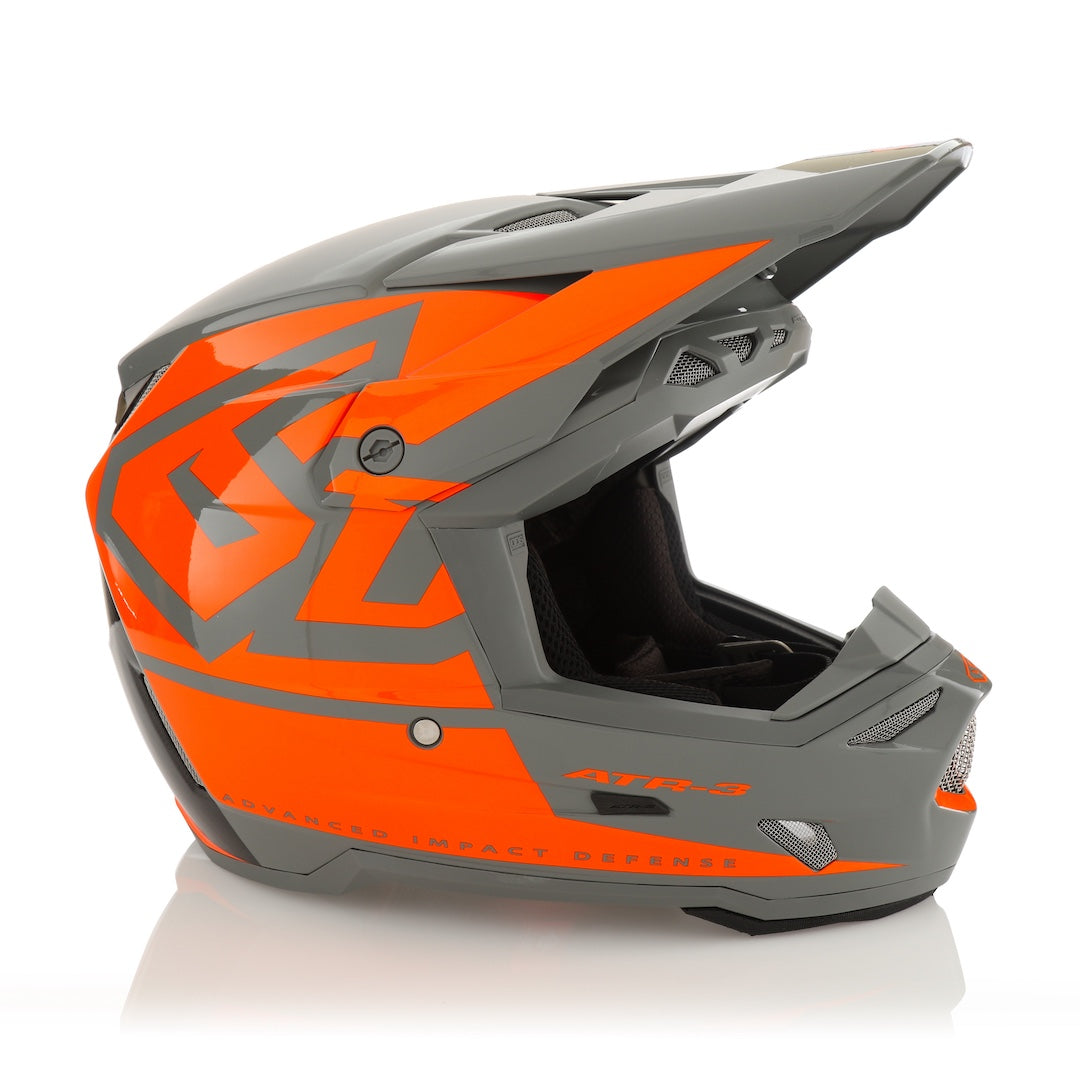6D ATR-3 MX Helmet Hex Gloss Neon Orange