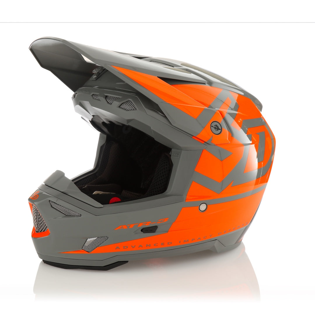 6D ATR-3 MX Helmet Hex Gloss Neon Orange