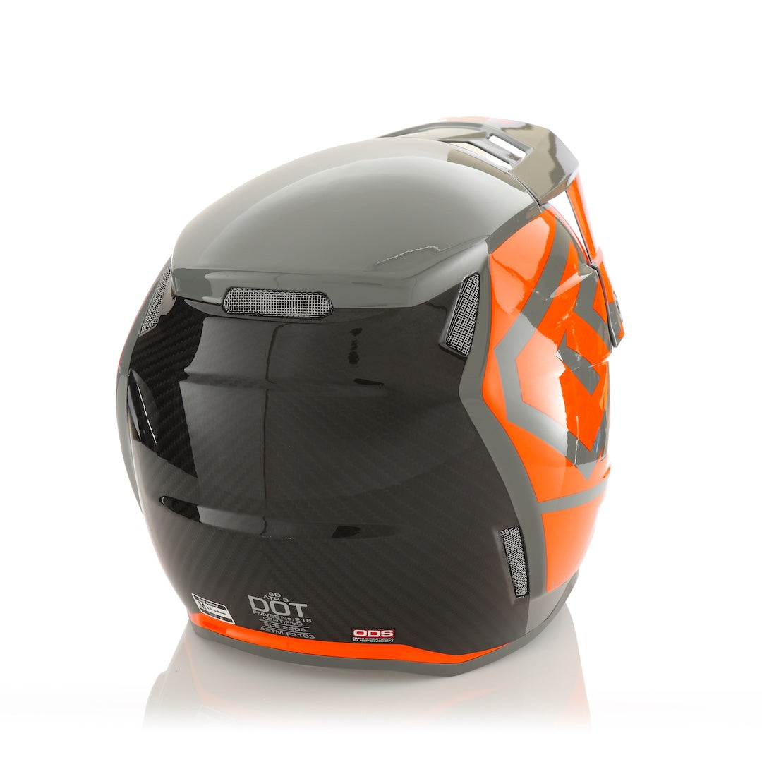 6D ATR-3 MX Helmet Hex Gloss Neon Orange