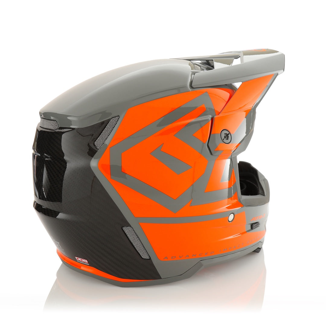 6D ATR-3 MX Helmet Hex Gloss Neon Orange