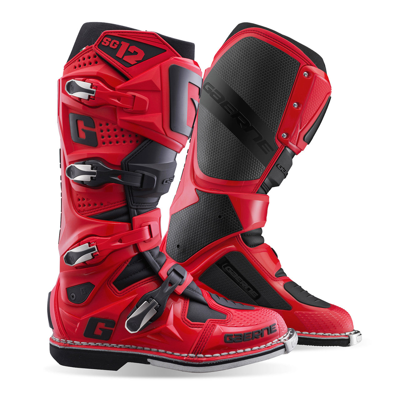 Gaerne SG12 MX Boots Red/Black