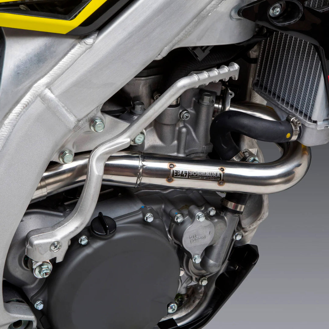 Yoshimura RS-12 Full Exhaust System Suzuki RM-Z450 2018-2024 (S.Steel/Alu/Carbon Cap)