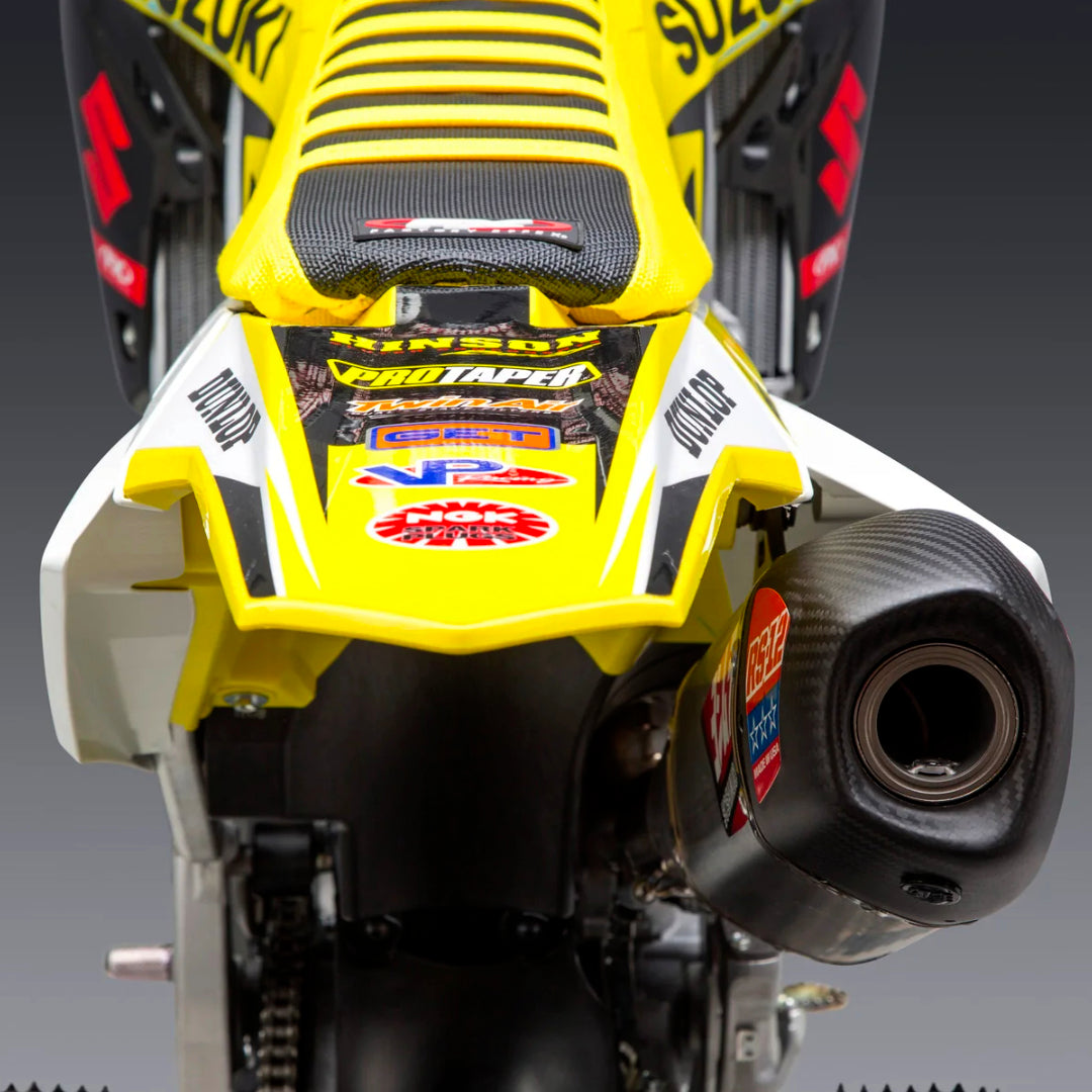 Yoshimura RS-12 Full Exhaust System Suzuki RM-Z450 2018-2024 (S.Steel/Alu/Carbon Cap)