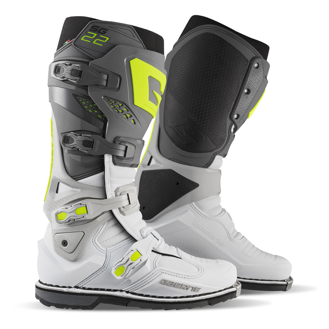 Gaerne SG22 MX Boots Anthracite/White/Grey