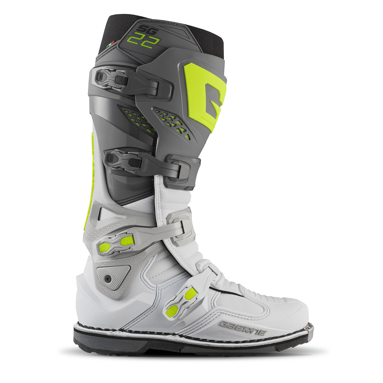 Gaerne SG22 MX Boots Anthracite/White/Grey