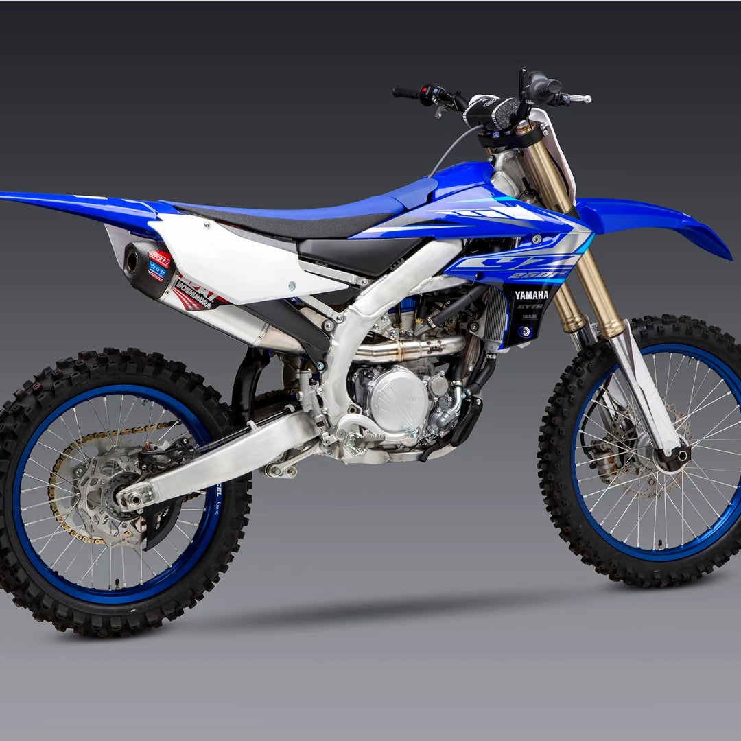 Yoshimura RS-12 Full Exhaust System Yamaha YZ250F 2019-2023 (S.Steel/Alu/Carbon Cap)