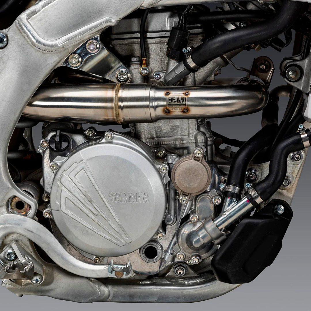 Yoshimura RS-12 Full Exhaust System Yamaha YZ250F 2024 (S.Steel/Alu/Carbon Cap)
