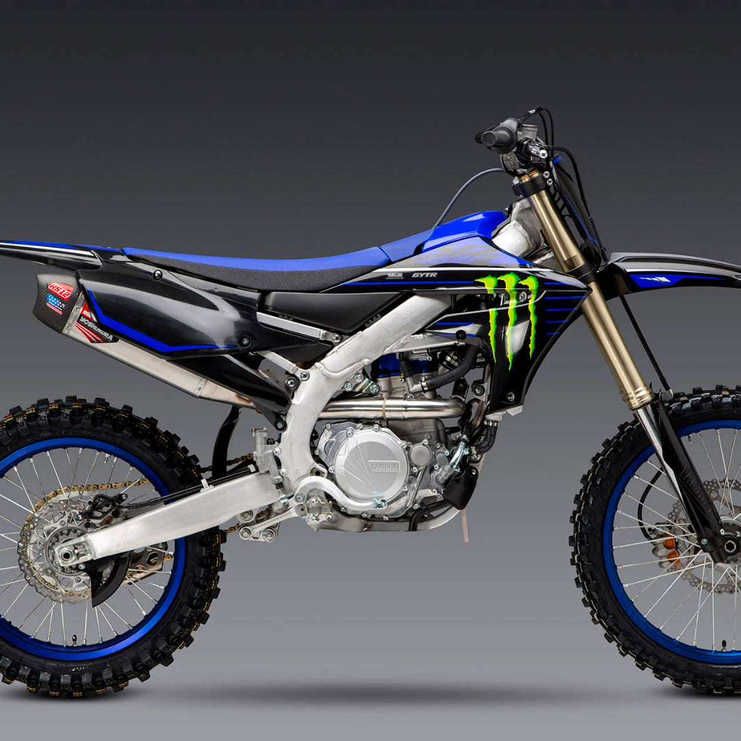 Yoshimura RS-12 Full Exhaust System Yamaha YZ450F 2020-2022 (S.Steel/Alu/Carbon Cap)