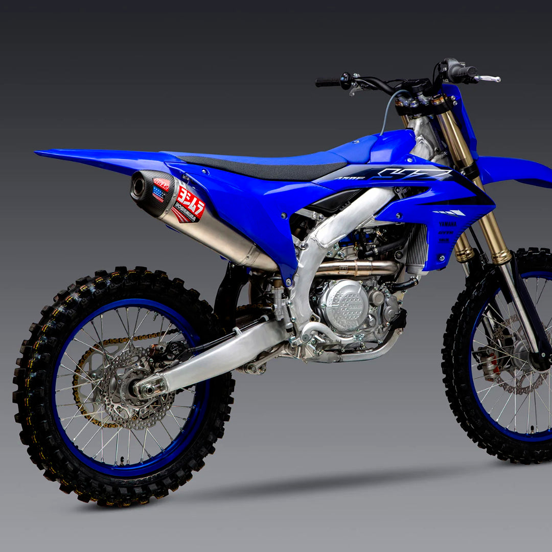 Yoshimura RS-12 Full Exhaust System Yamaha YZ450F 2023-2025 (S.Steel/Alu/Carbon Cap)